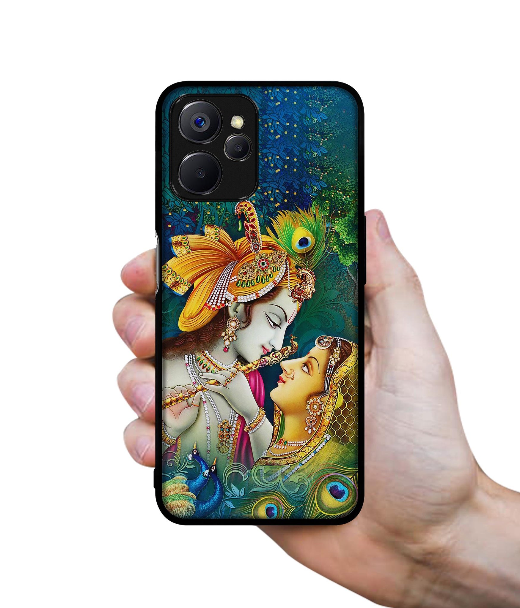Radha Kishan Love Designer 2D Printed Back Case Cover for Realme 10 5G