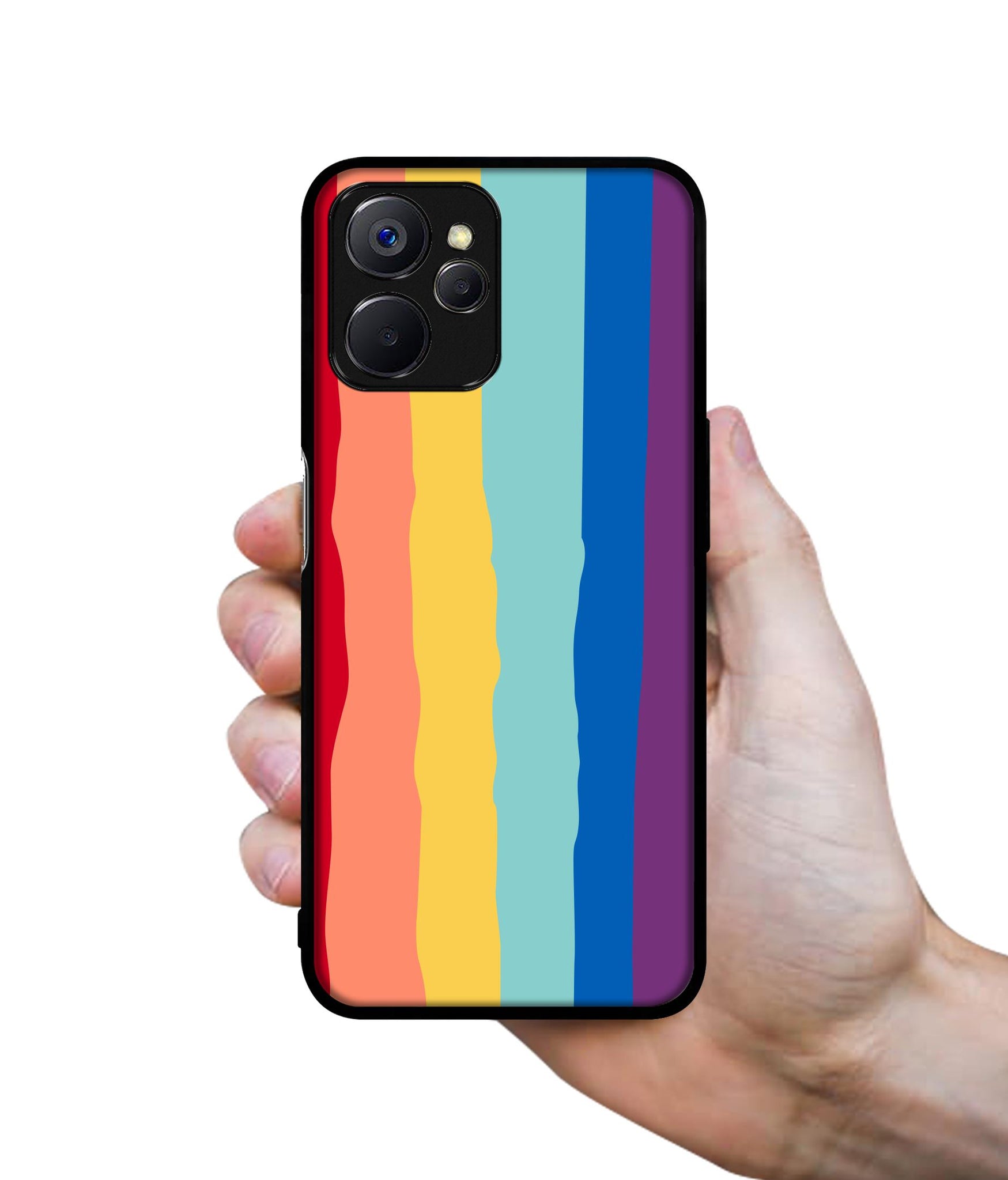 Rainbow Designer 2D Printed Back Case Cover for Realme 10 5G