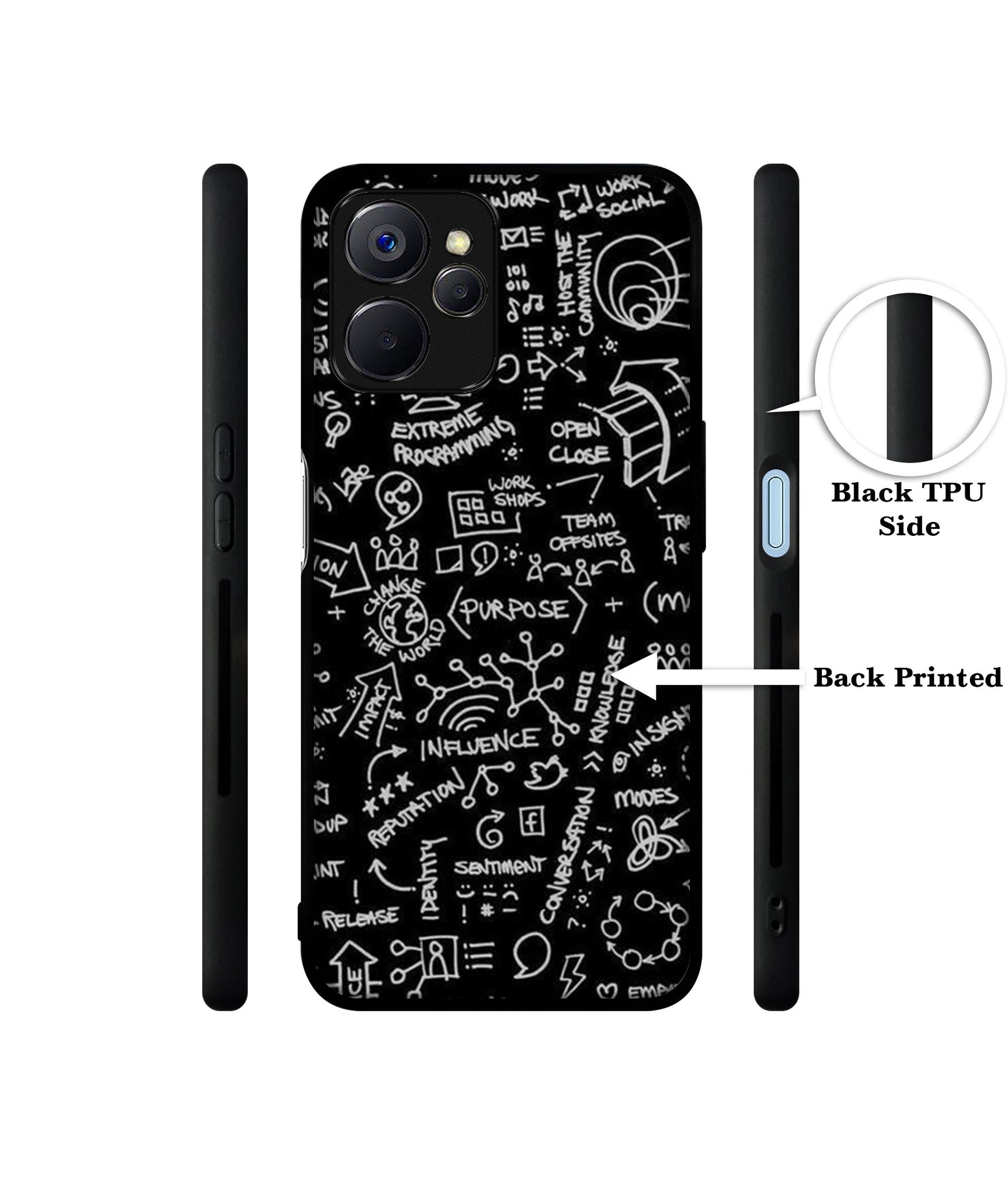 Formulas Designer 2D Printed Back Case Cover for Realme 10 5G