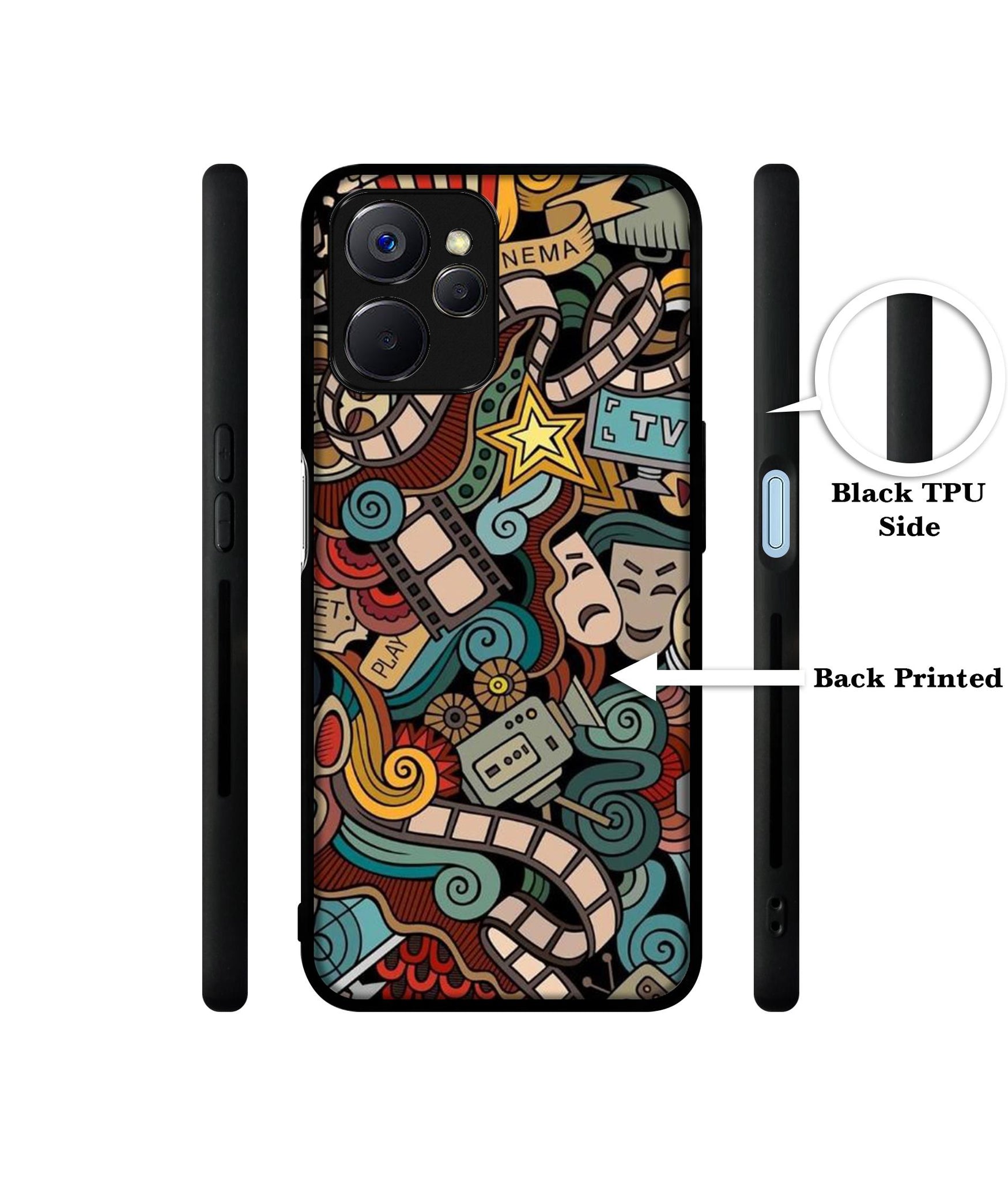 Movies Designer 2D Printed Back Case Cover for Realme 10 5G