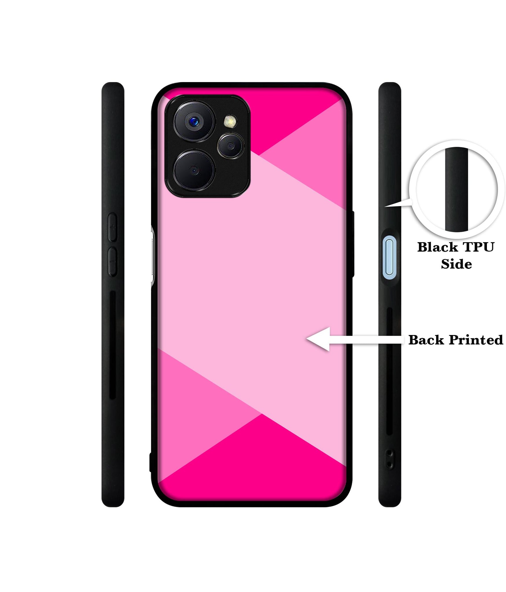 Pink Cross Vector Designer 2D Printed Back Case Cover for Realme 10 5G