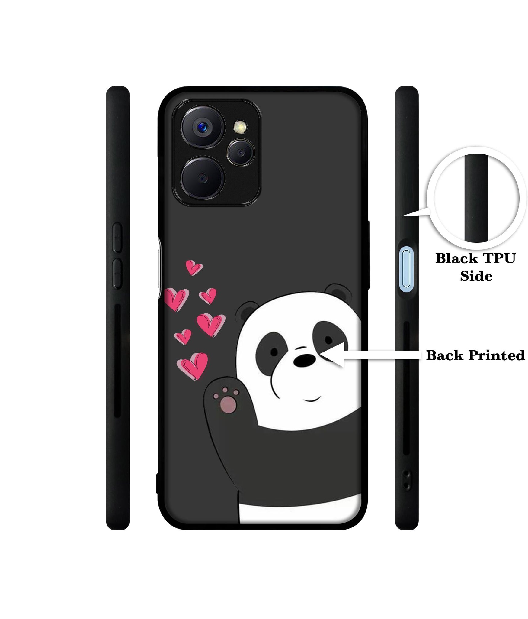 Love Panda Designer 2D Printed Back Case Cover for Realme 10 5G