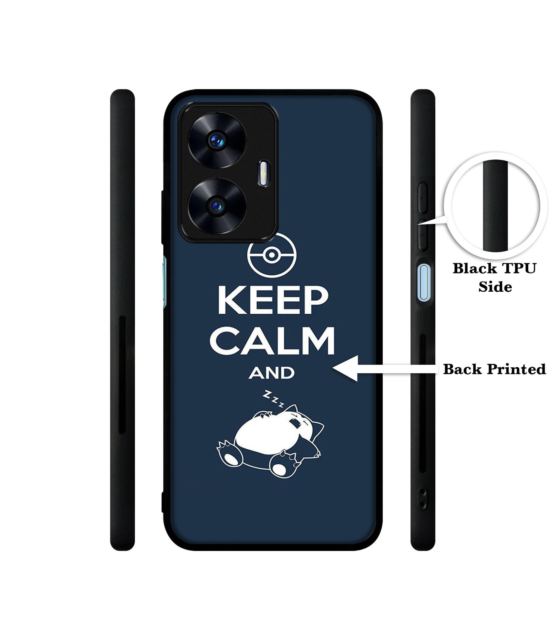 Sleep Pattern Designer 2D Printed Back Case Cover for Realme C55 4G / Narzo N55 4G