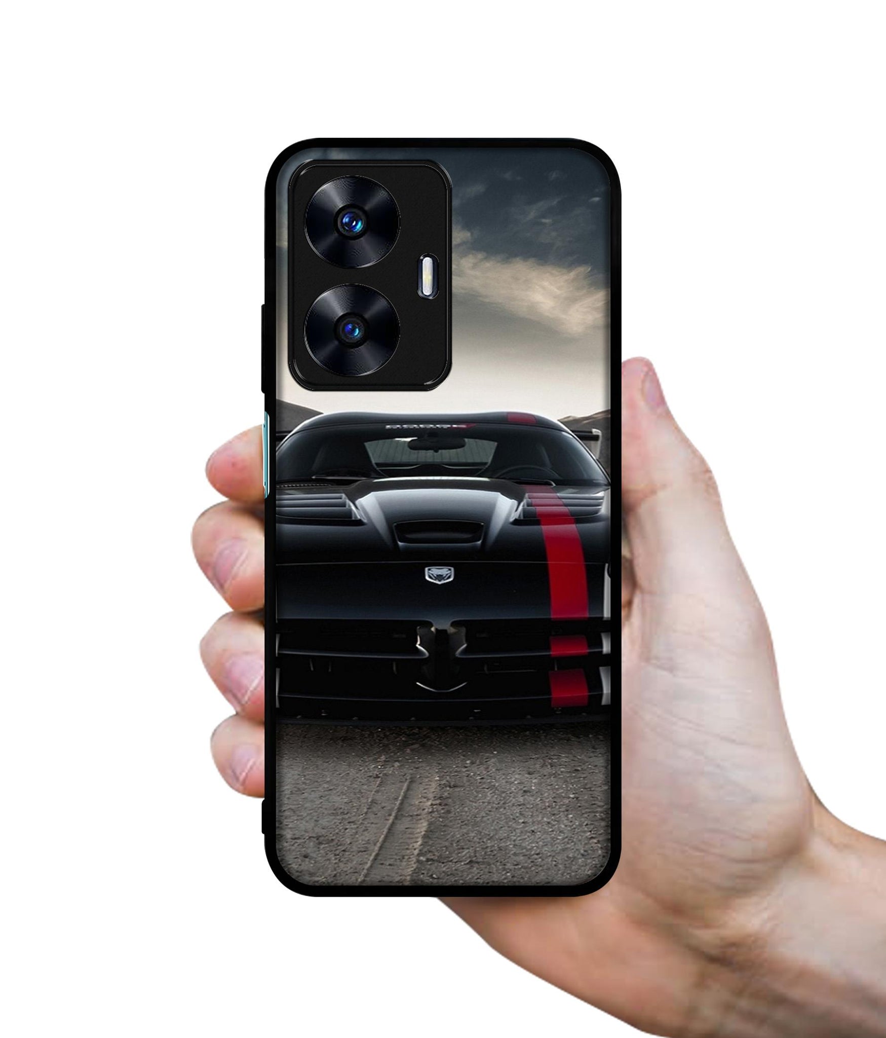 Sports Car Pattern Designer 2D Printed Back Case Cover for Realme C55 4G / Narzo N55 4G
