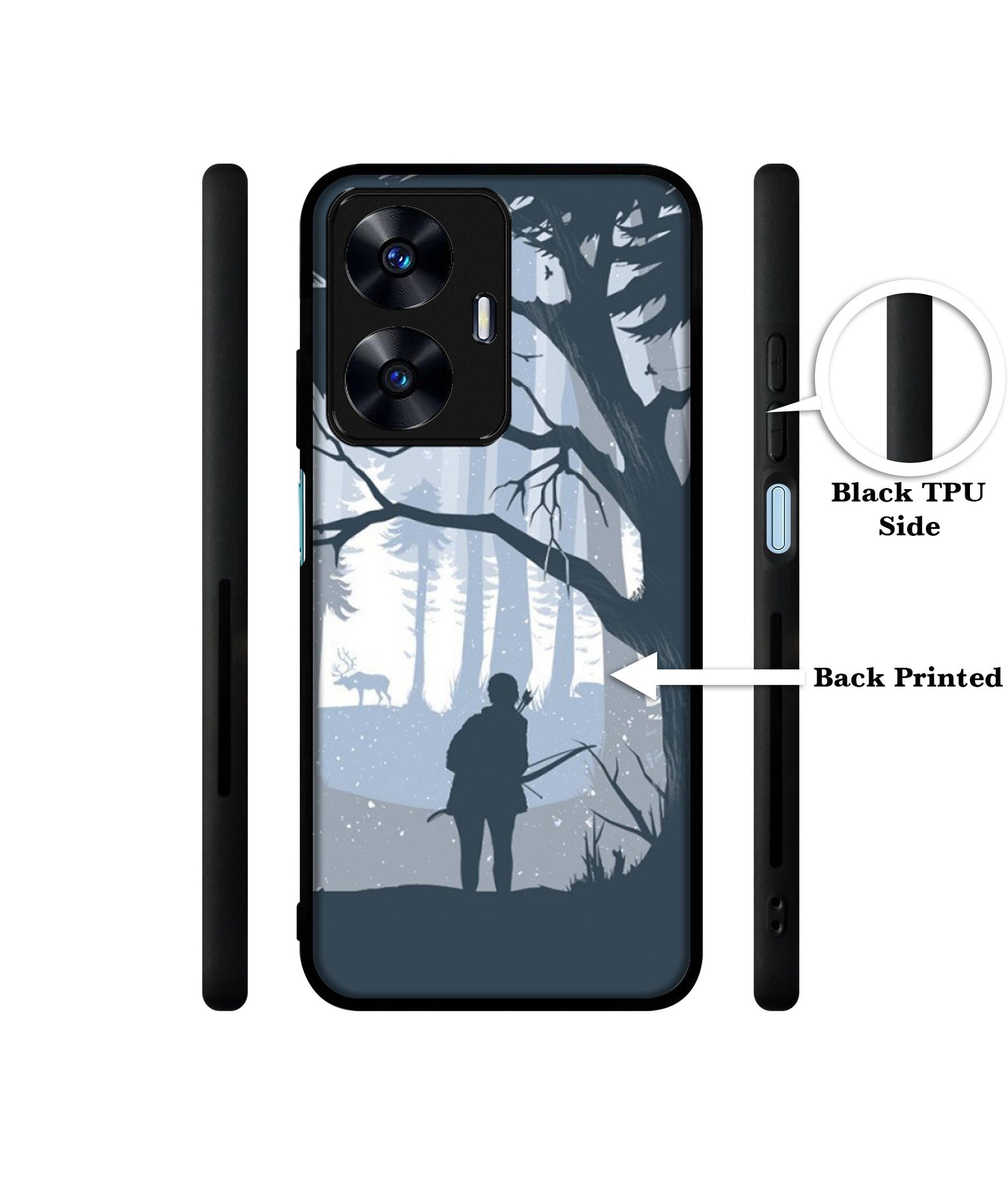 Hunter Designer 2D Printed Back Case Cover for Realme C55 4G / Narzo N55 4G