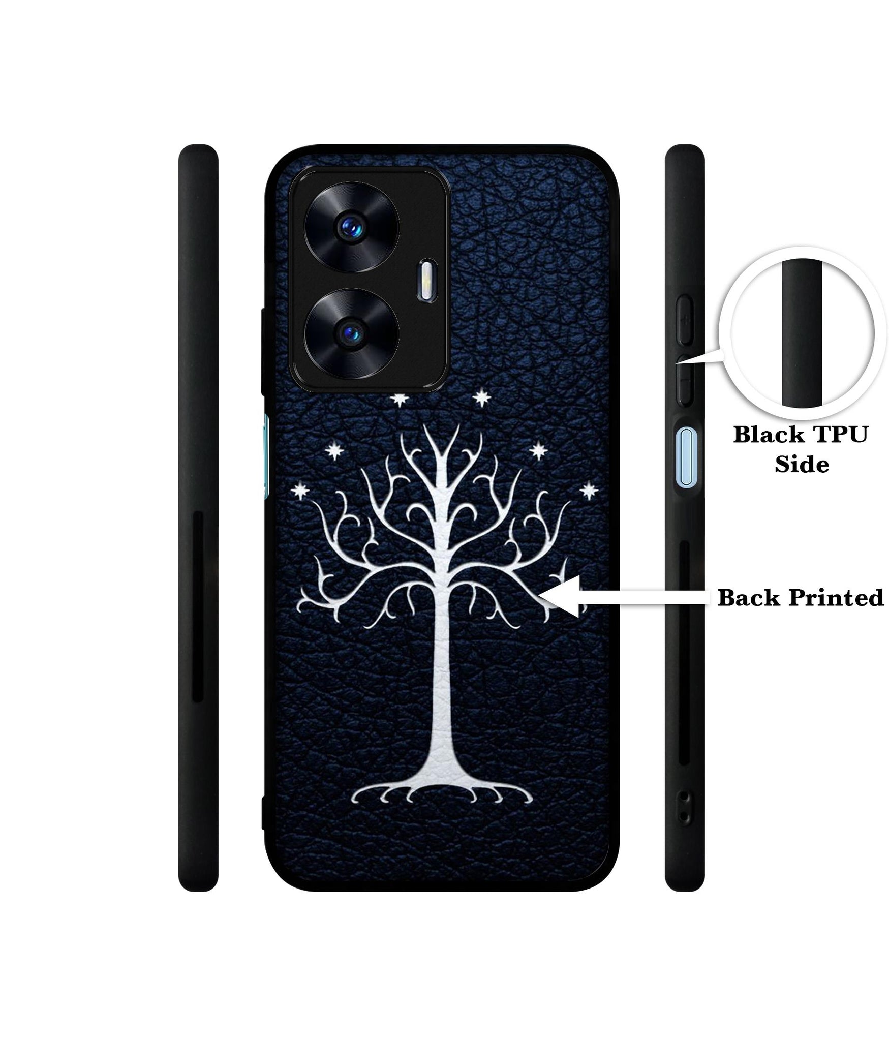 Magic Tree Pattern Designer 2D Printed Back Case Cover for Realme C55 4G / Narzo N55 4G