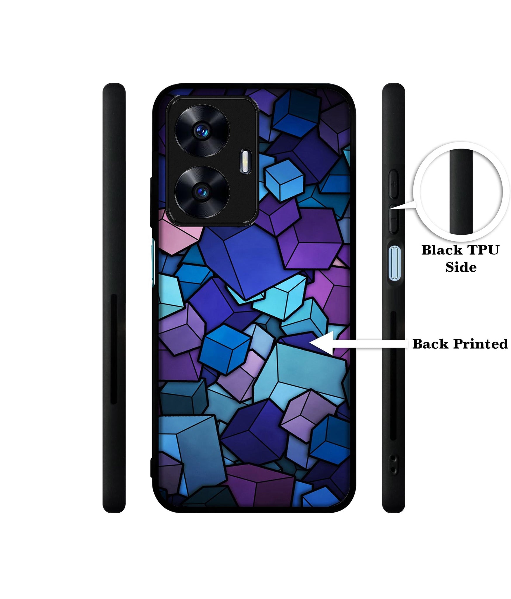 Color Box Designer 2D Printed Back Case Cover for Realme C55 4G / Narzo N55 4G