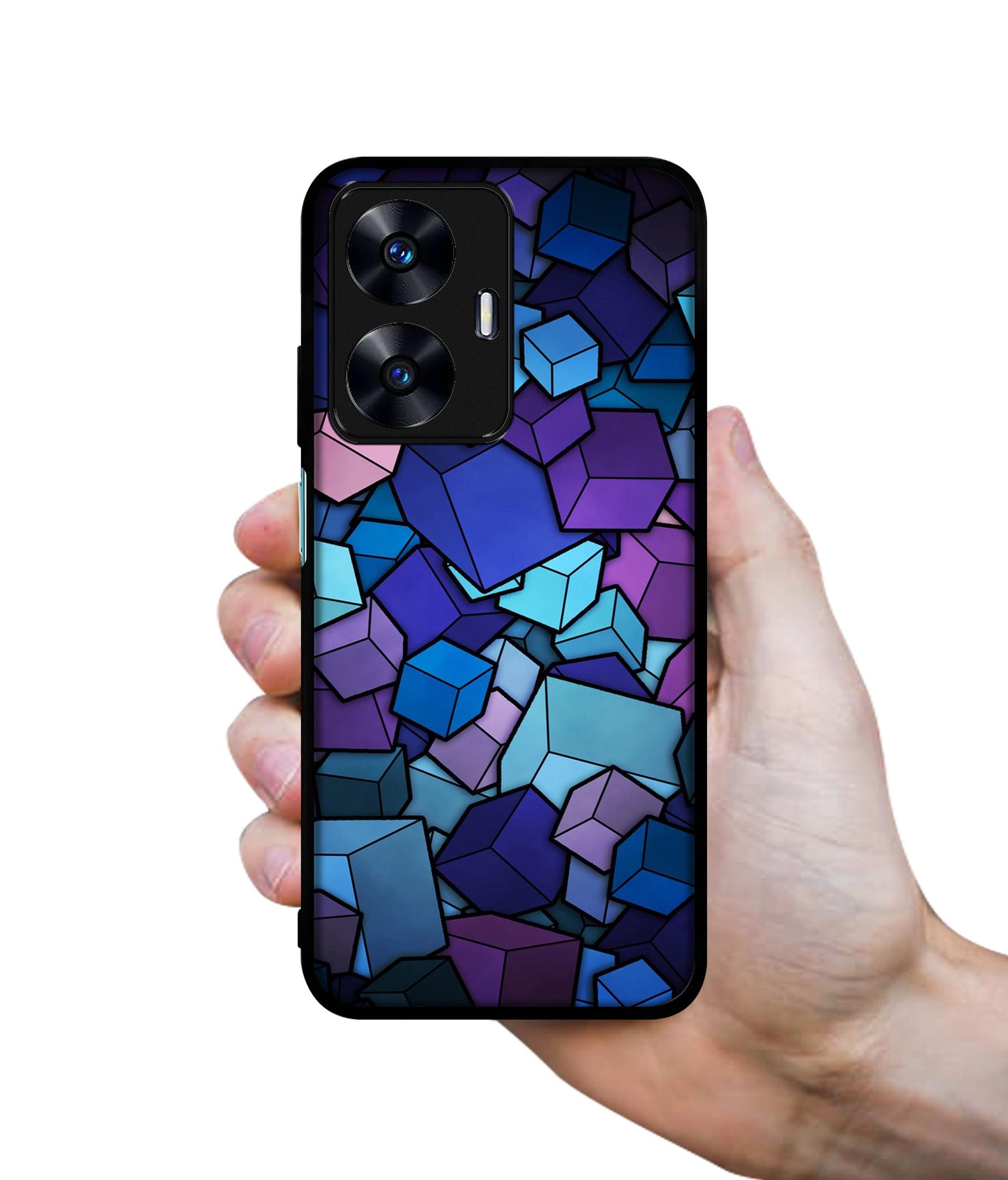 Color Box Designer 2D Printed Back Case Cover for Realme C55 4G / Narzo N55 4G