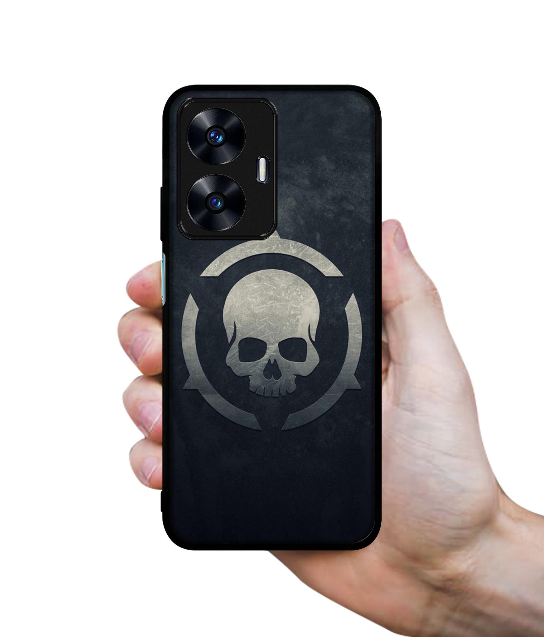 Skull Pattern Print Designer 2D Printed Back Case Cover for Realme C55 4G / Narzo N55 4G