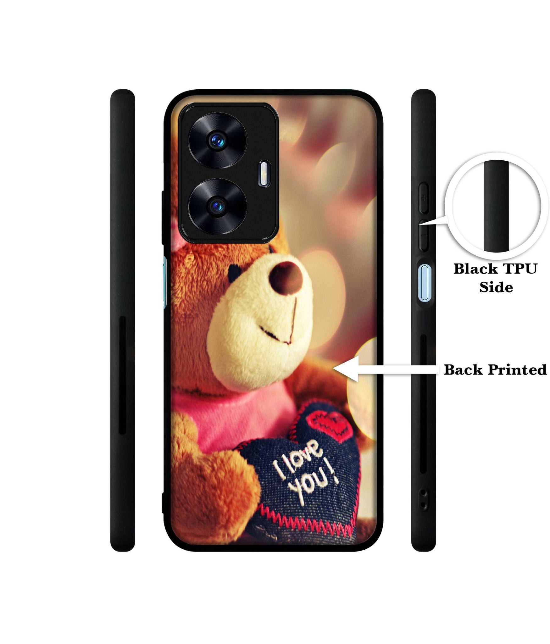 Teddy Bear Designer 2D Printed Back Case Cover for Realme C55 4G / Narzo N55 4G