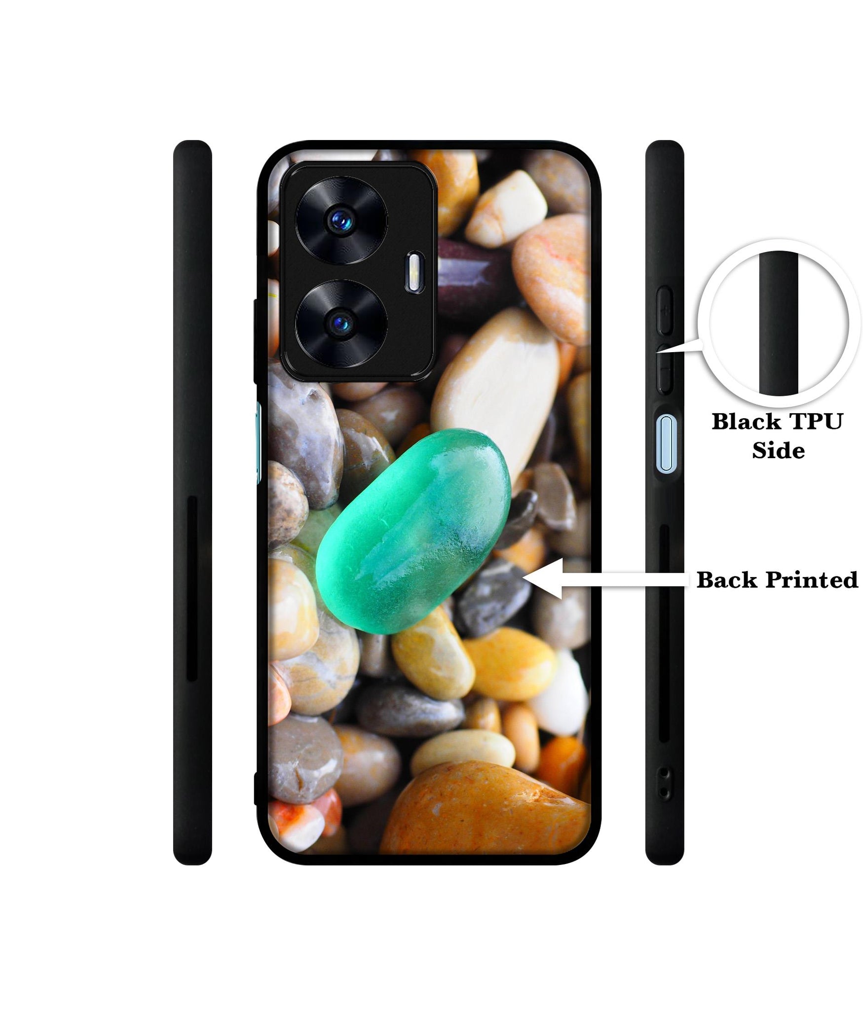 Sea Stones Designer 2D Printed Back Case Cover for Realme C55 4G / Narzo N55 4G