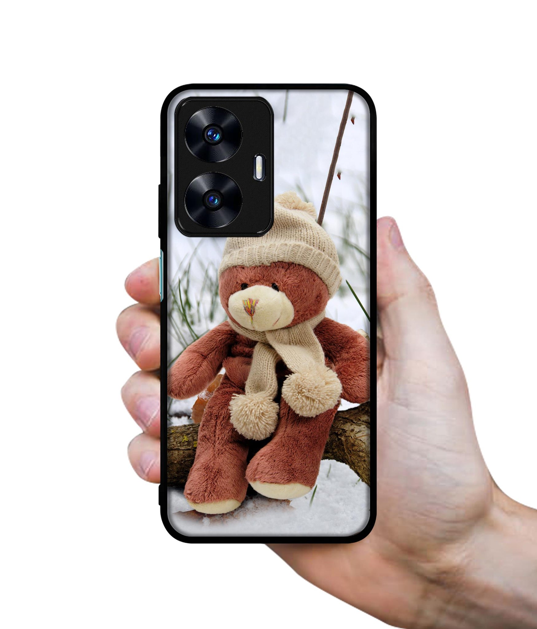 Woolen Bear Designer 2D Printed Back Case Cover for Realme C55 4G / Narzo N55 4G
