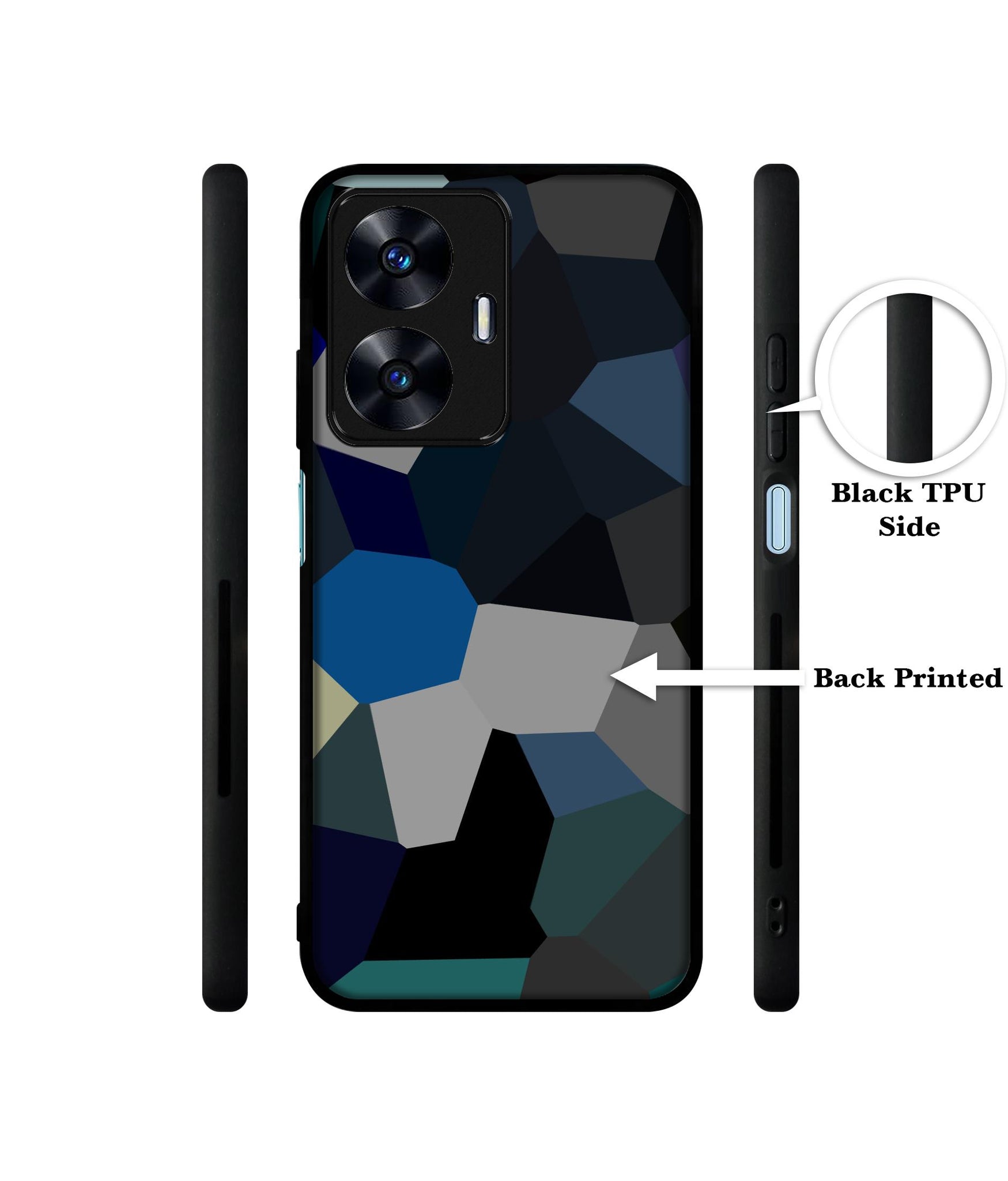 Mathematical Shape Designer 2D Printed Back Case Cover for Realme C55 4G / Narzo N55 4G