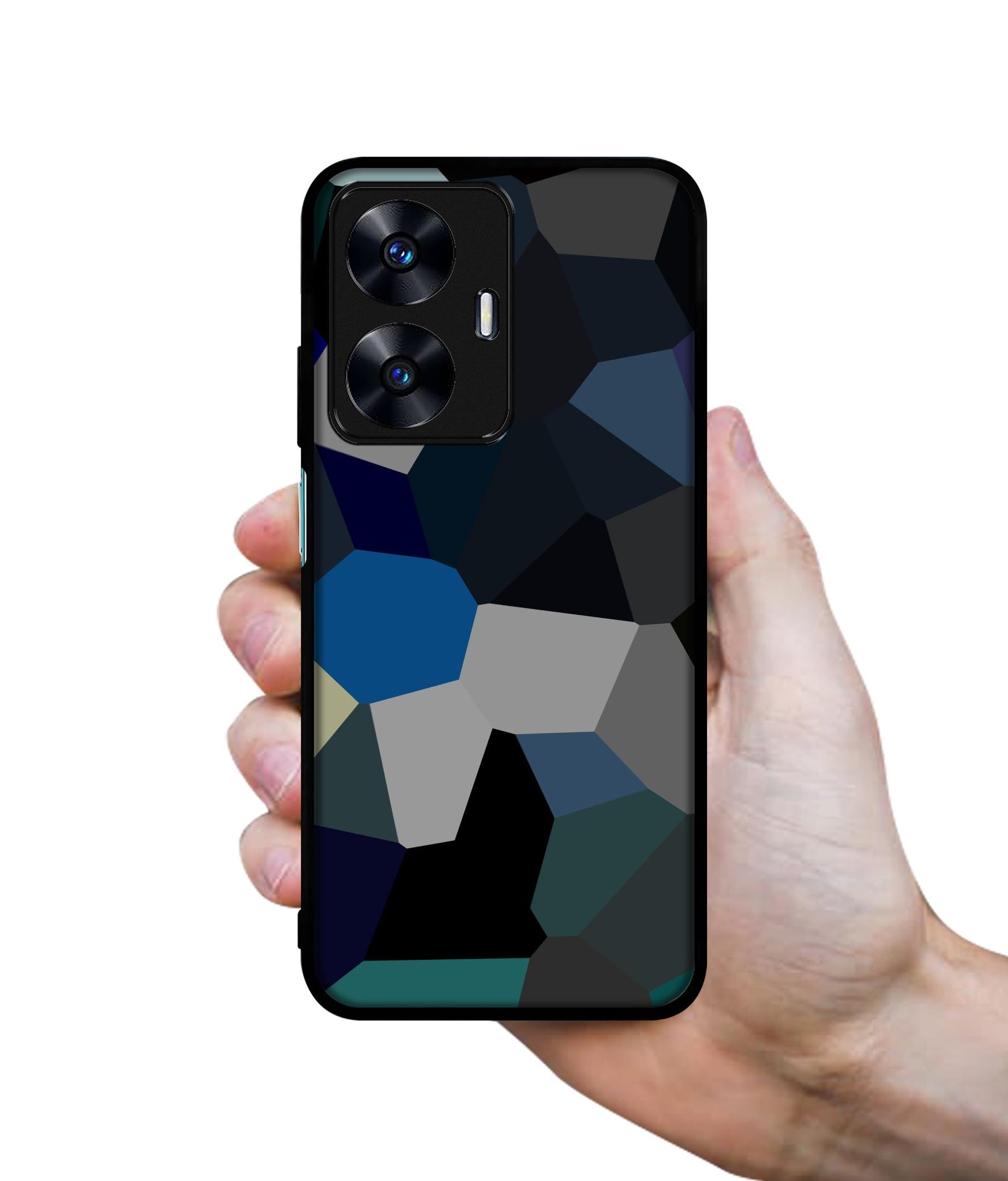 Mathematical Shape Designer 2D Printed Back Case Cover for Realme C55 4G / Narzo N55 4G