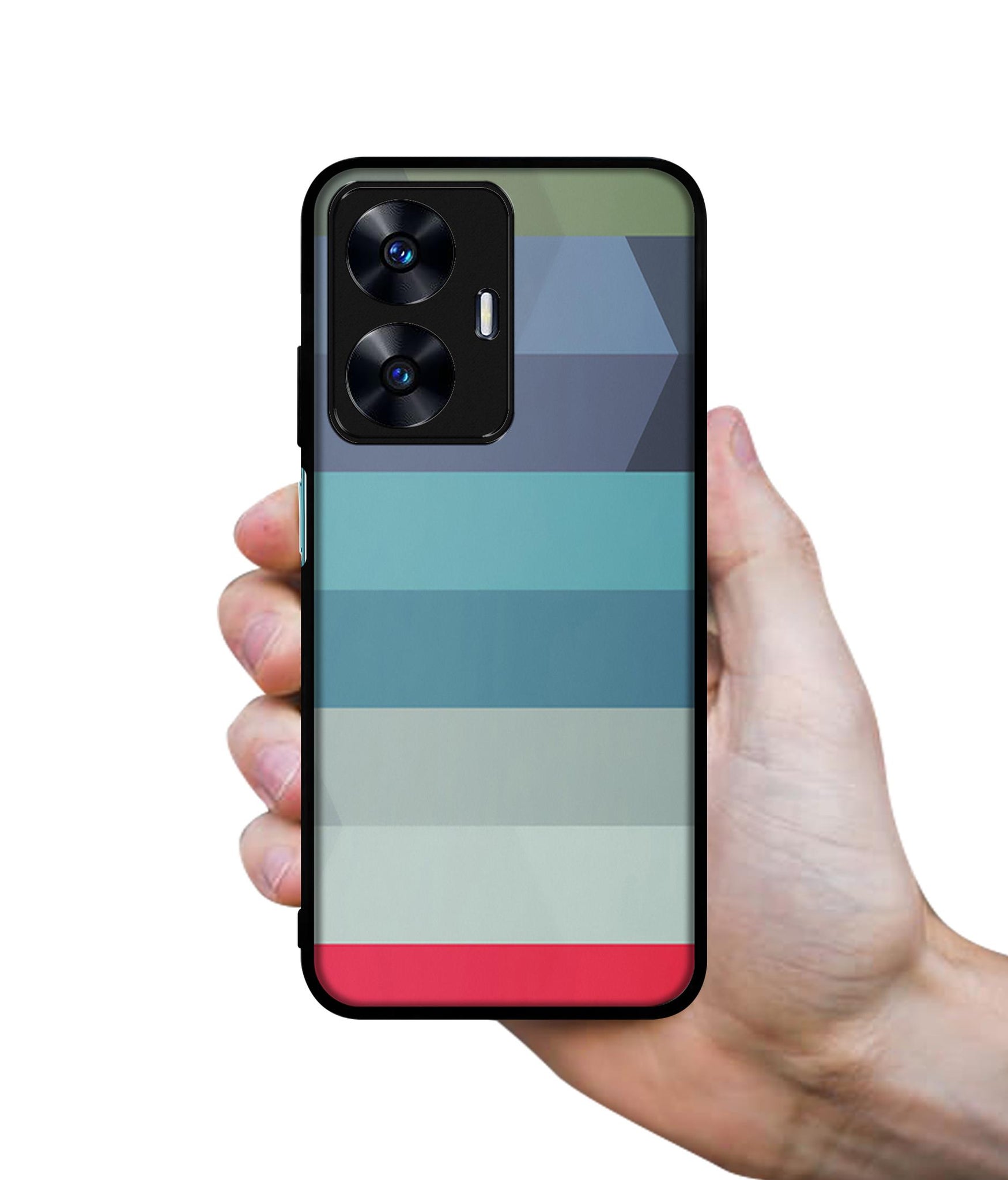 Colorful Lines Designer 2D Printed Back Case Cover for Realme C55 4G / Narzo N55 4G