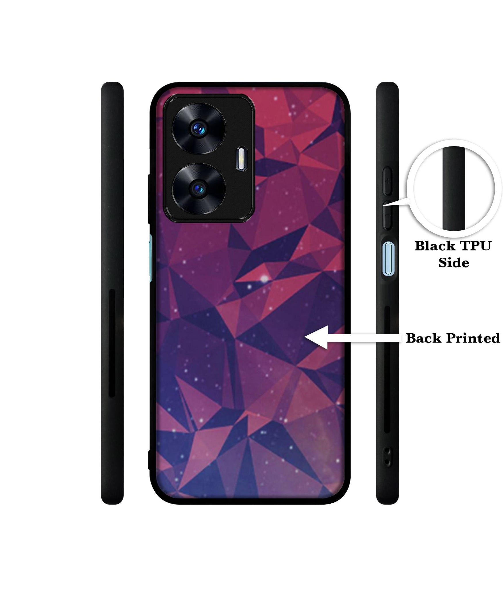 Bad Color Shape Designer 2D Printed Back Case Cover for Realme C55 4G / Narzo N55 4G