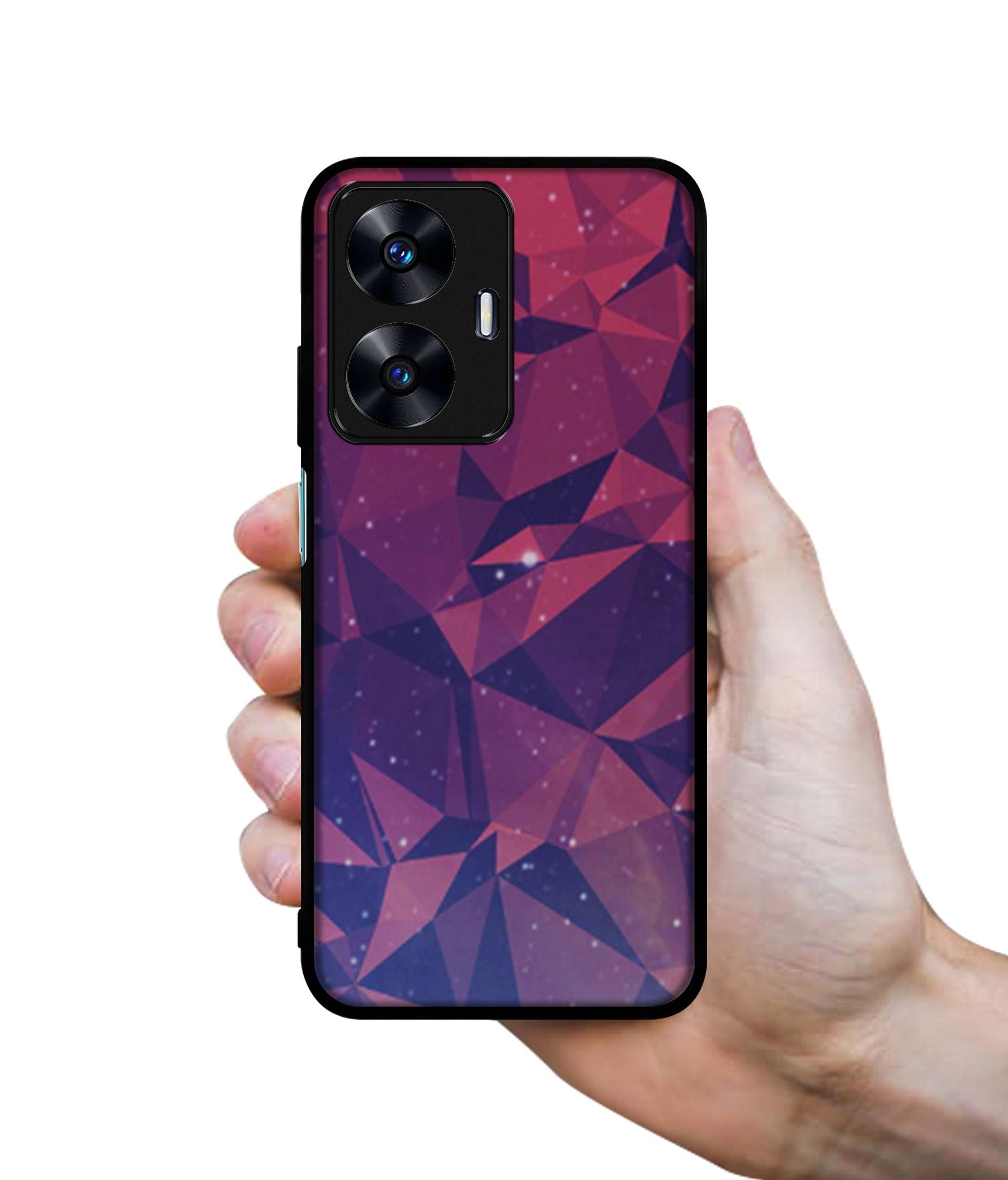 Bad Color Shape Designer 2D Printed Back Case Cover for Realme C55 4G / Narzo N55 4G