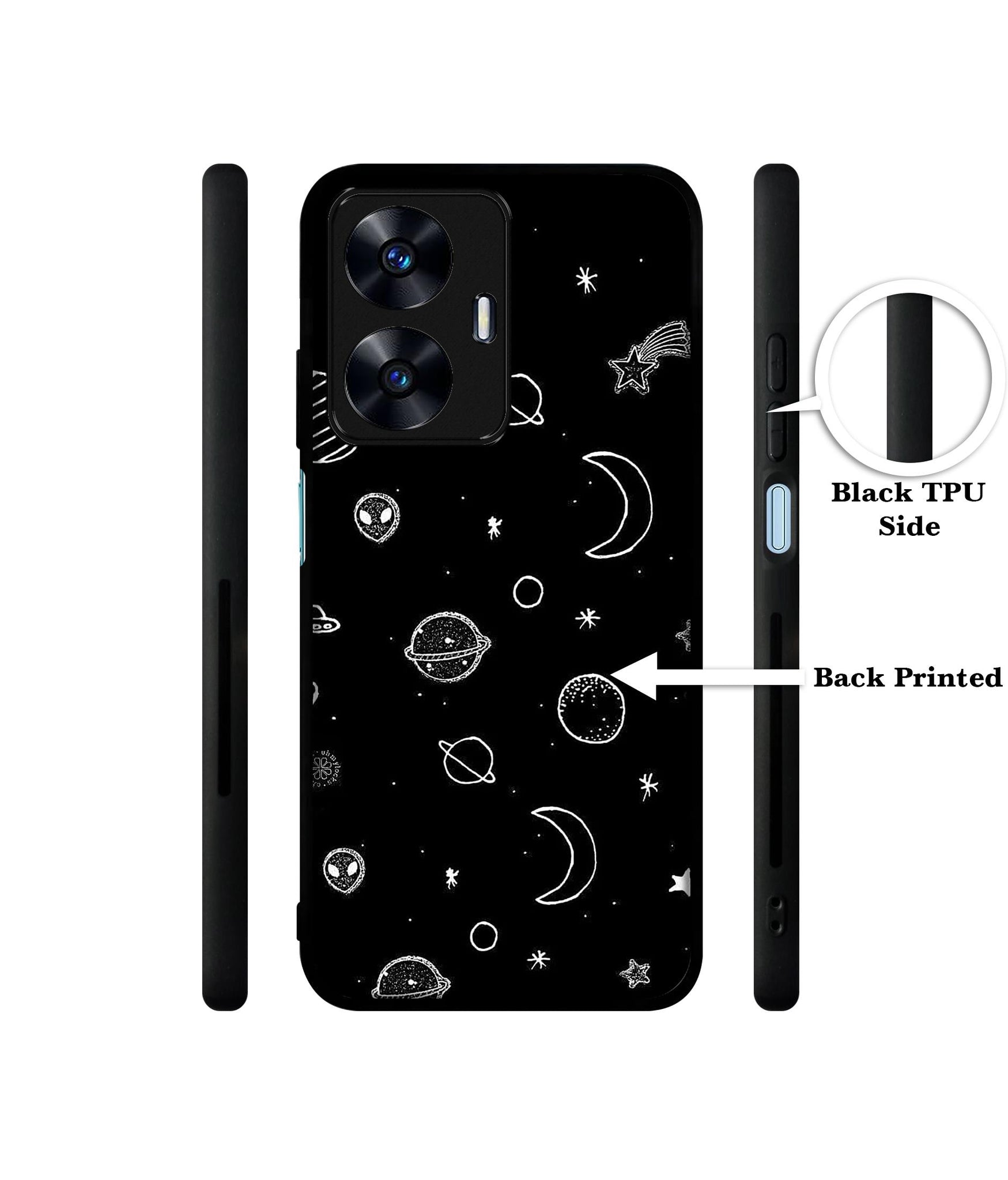 Space Stars Universe Designer 2D Printed Back Case Cover for Realme C55 4G / Narzo N55 4G