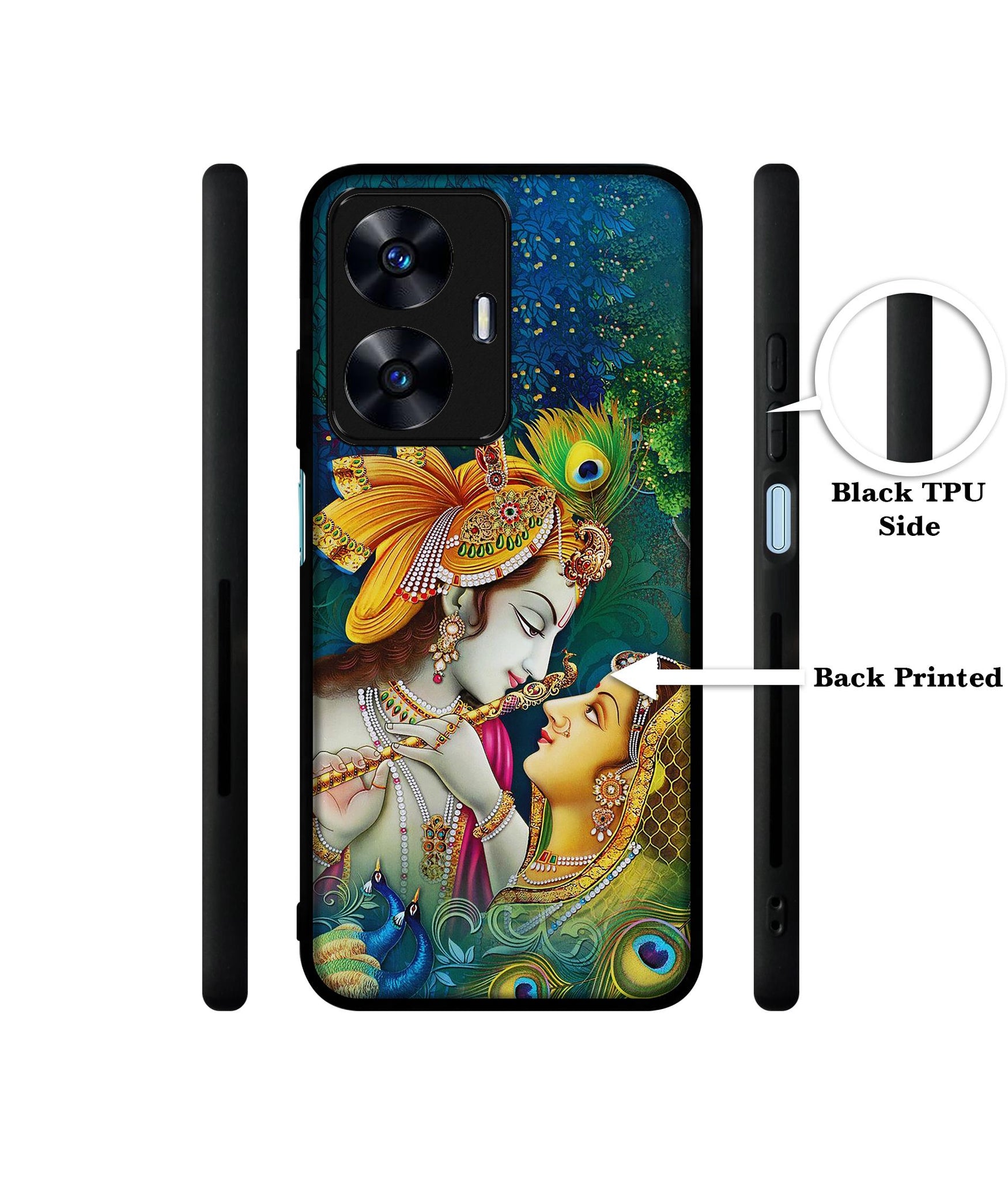 Radha Kishan Love Designer 2D Printed Back Case Cover for Realme C55 4G / Narzo N55 4G