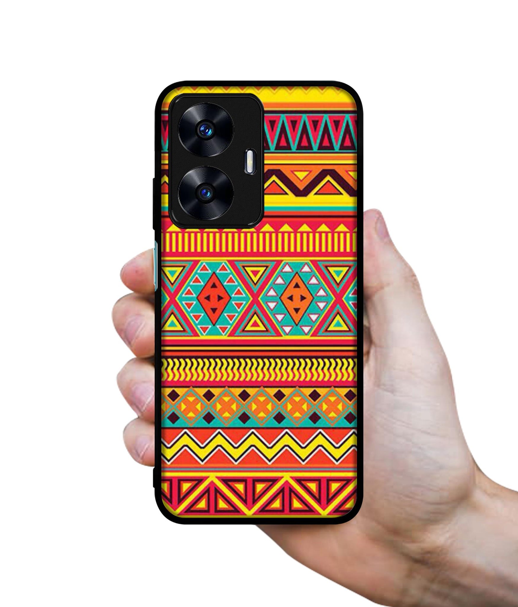 Artistic Rangoli Designer 2D Printed Back Case Cover for Realme C55 4G / Narzo N55 4G