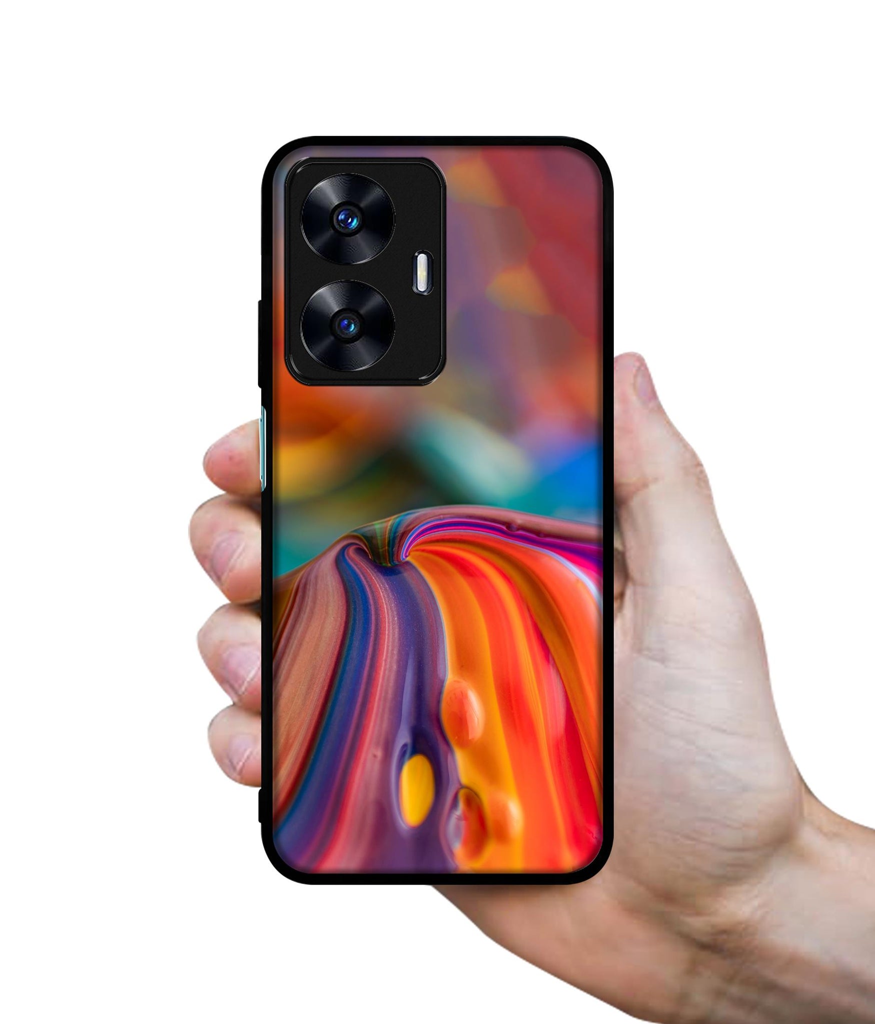 Rainbow Colors Designer 2D Printed Back Case Cover for Realme C55 4G / Narzo N55 4G