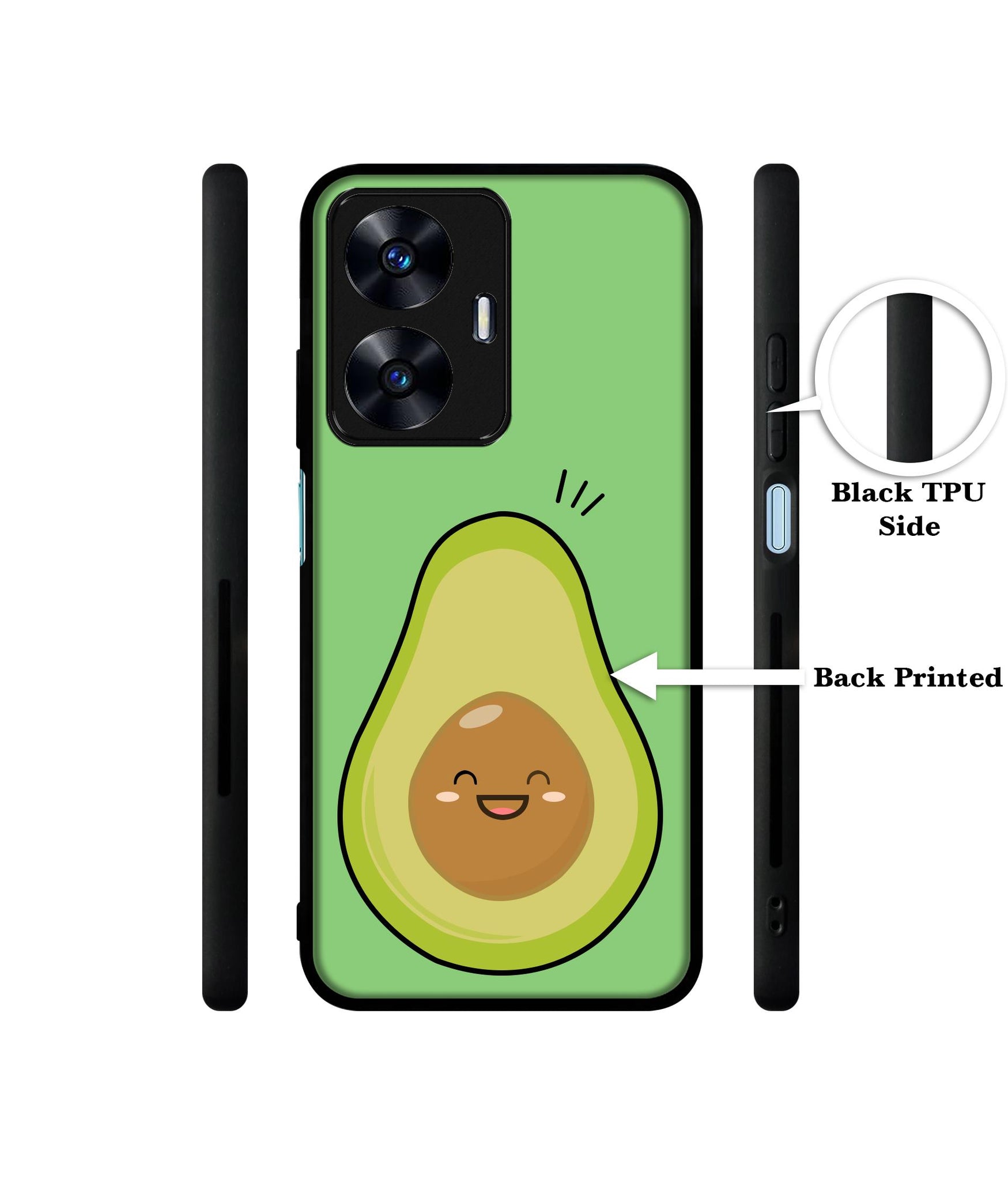Avocados Designer 2D Printed Back Case Cover for Realme C55 4G / Narzo N55 4G