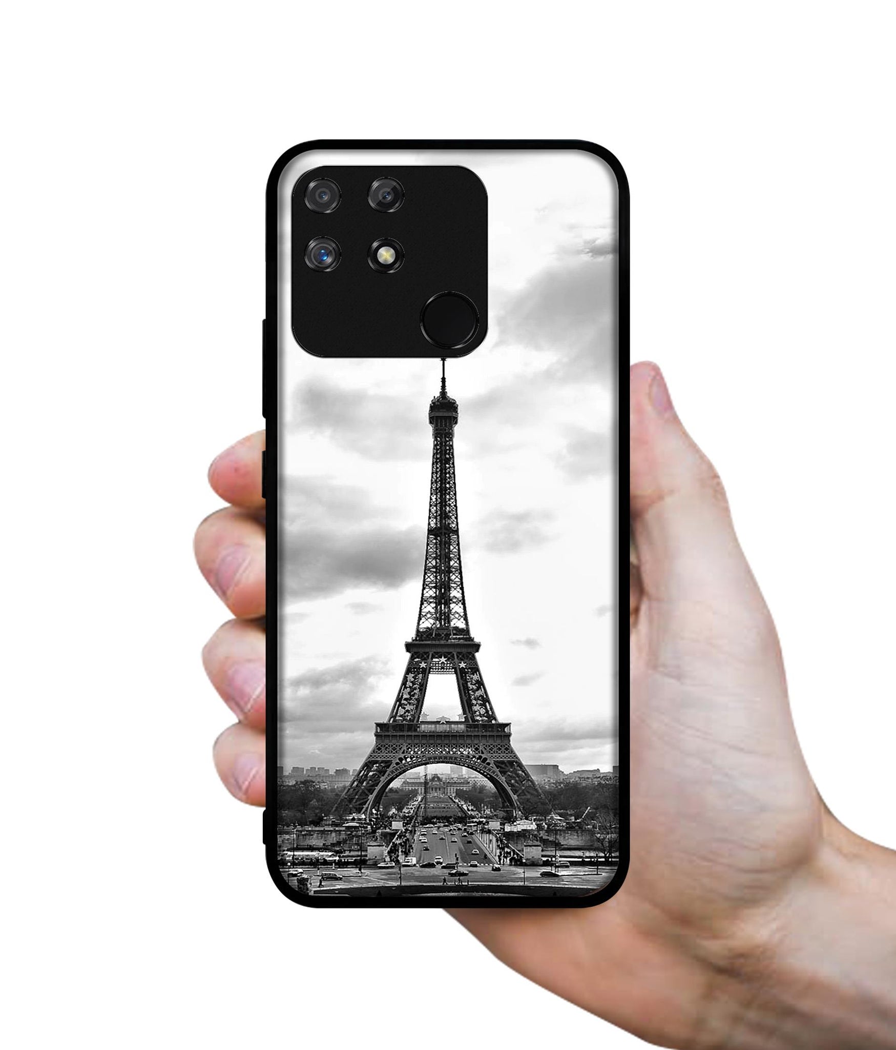 Eiffel Tower Designer 2D Printed Back Case Cover for Realme Narzo 50A 4G