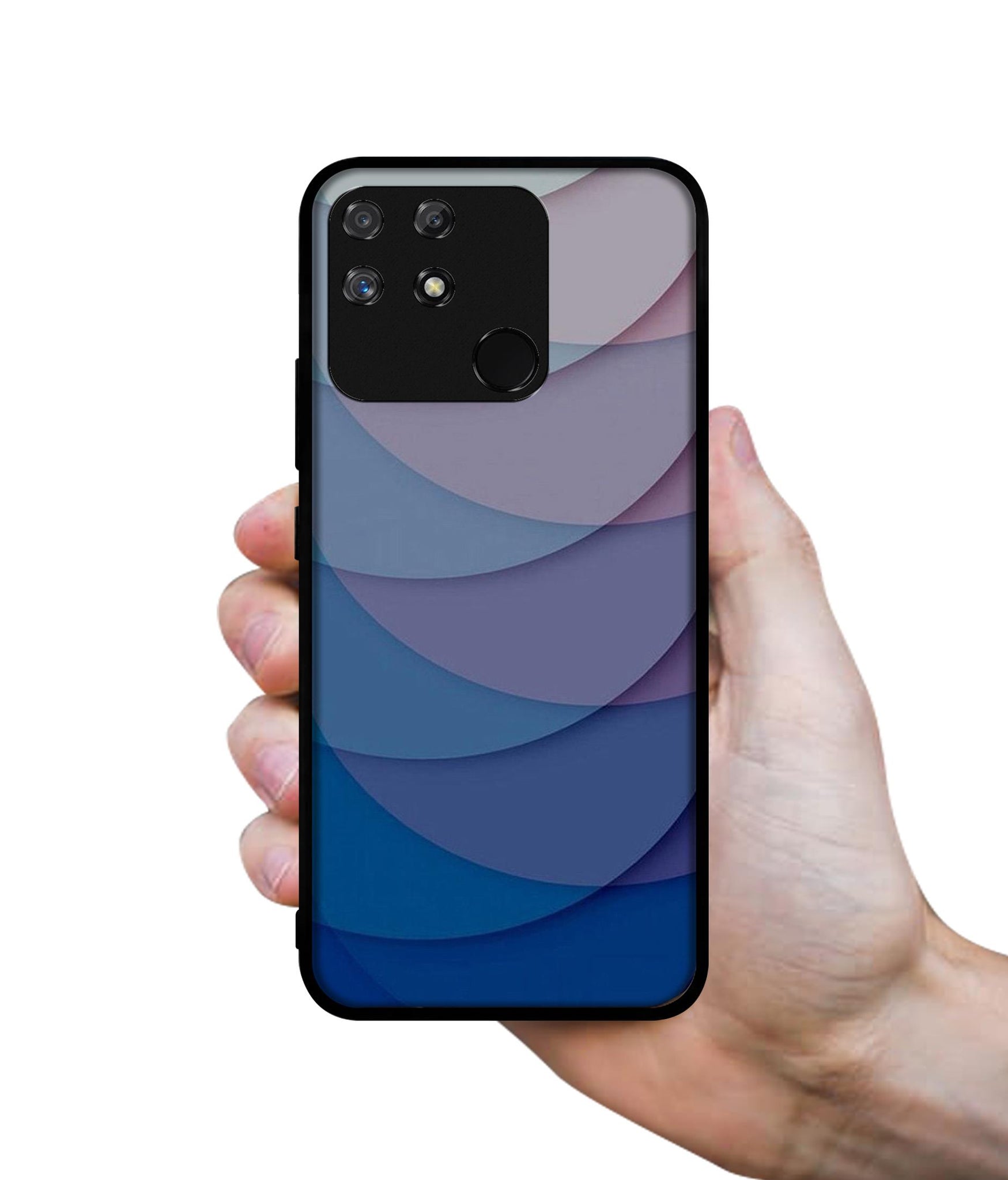 Waves Pattern Print Designer 2D Printed Back Case Cover for Realme Narzo 50A 4G