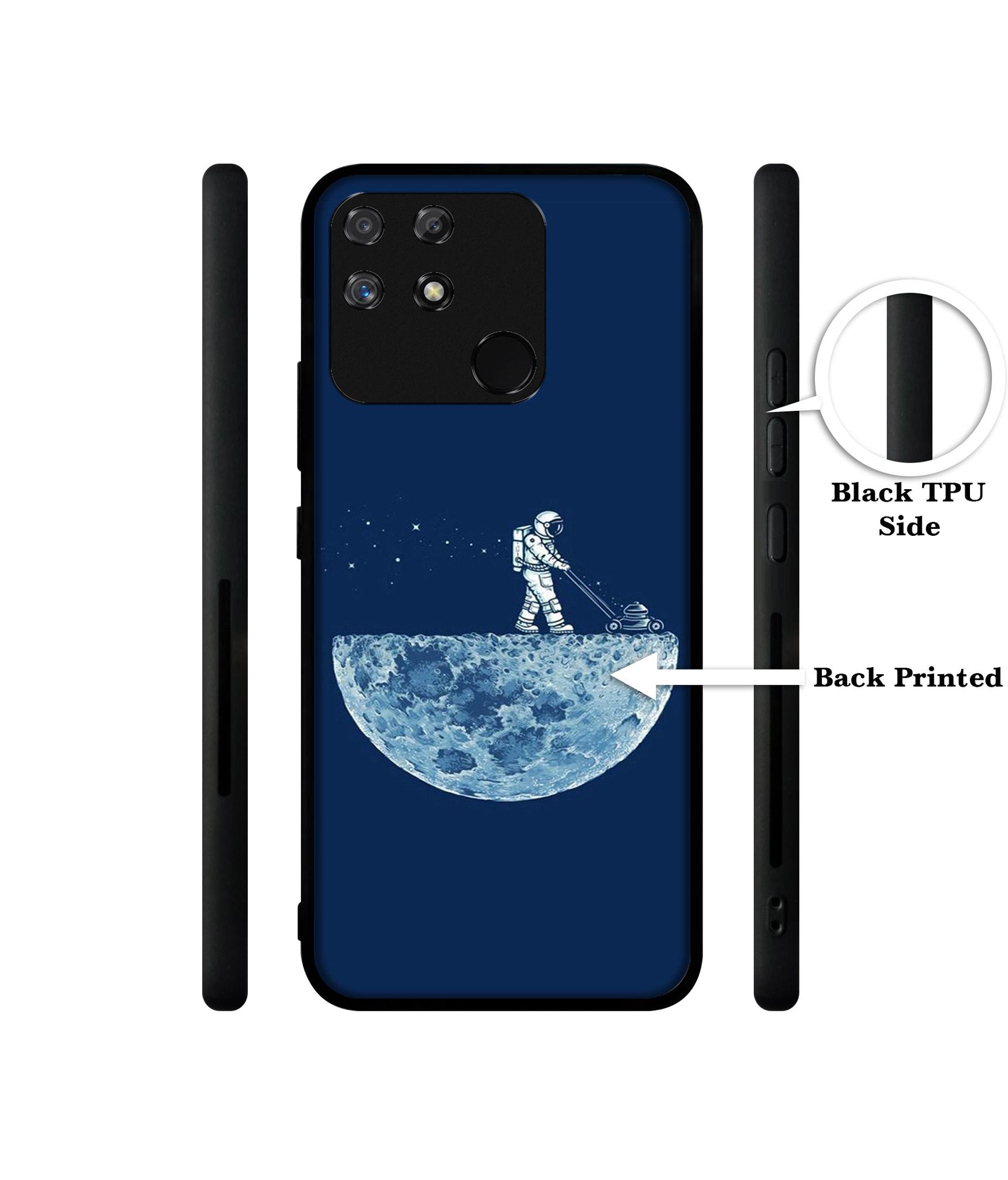 Moon Walk Designer 2D Printed Back Case Cover for Realme Narzo 50A 4G