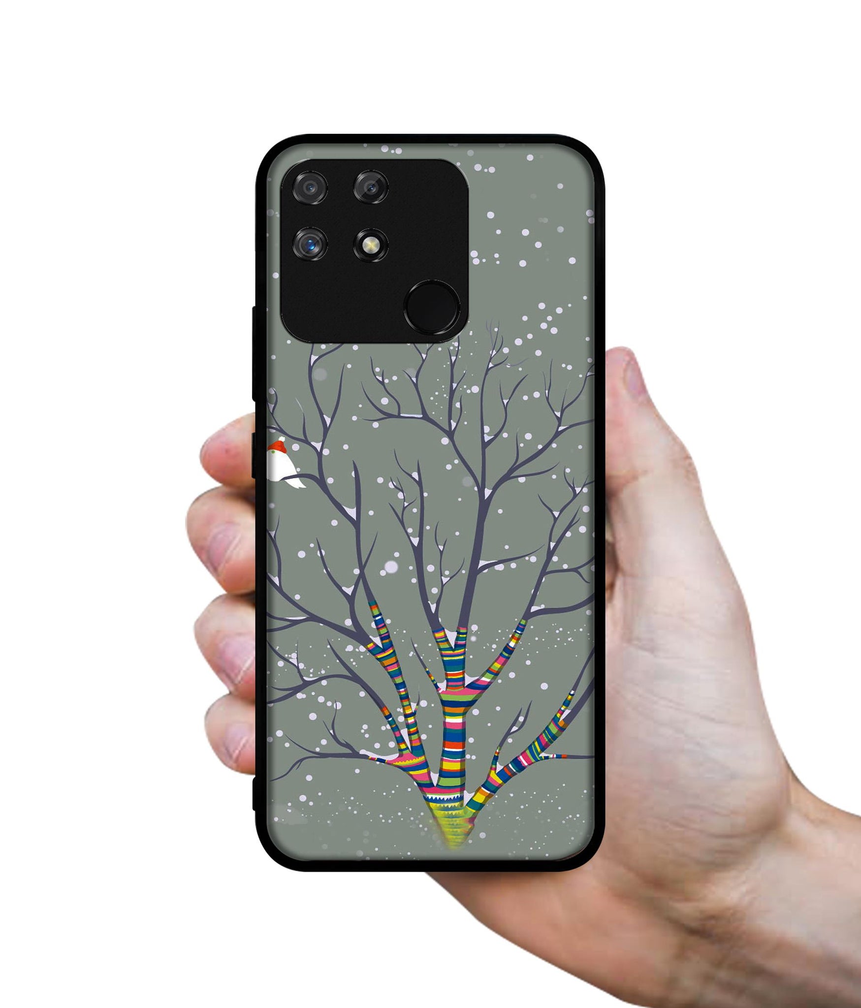 Winter Pattern Print Designer 2D Printed Back Case Cover for Realme Narzo 50A 4G