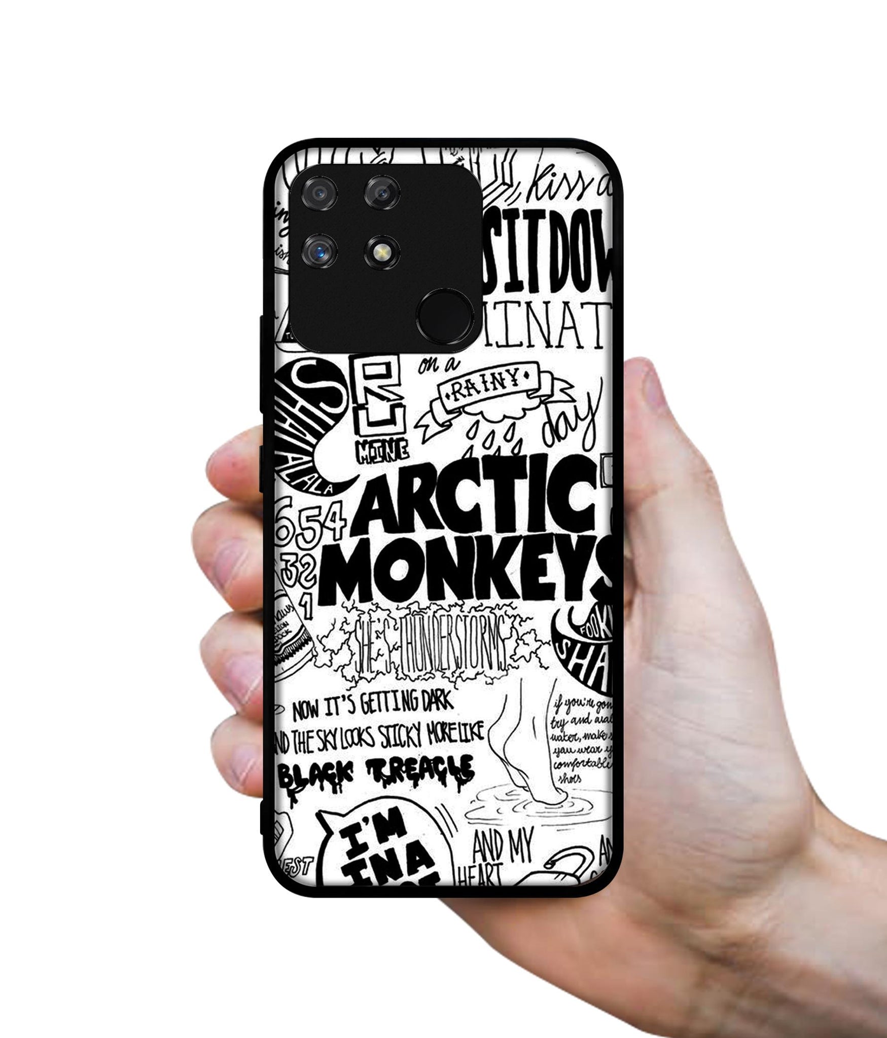 Arctic Monkeys Pattern Designer 2D Printed Back Case Cover for Realme Narzo 50A 4G
