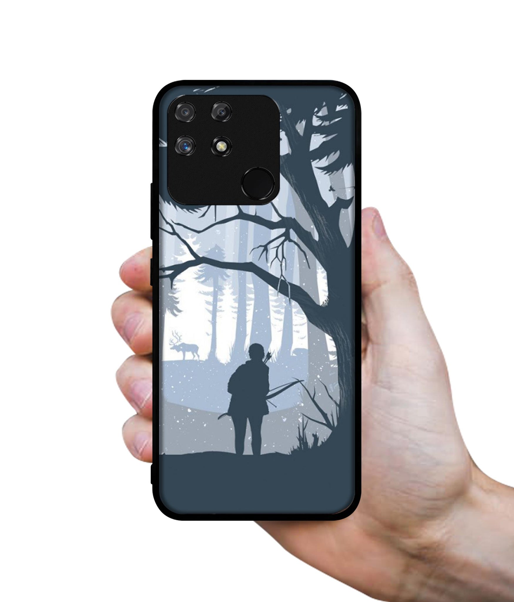 Hunter Designer 2D Printed Back Case Cover for Realme Narzo 50A 4G