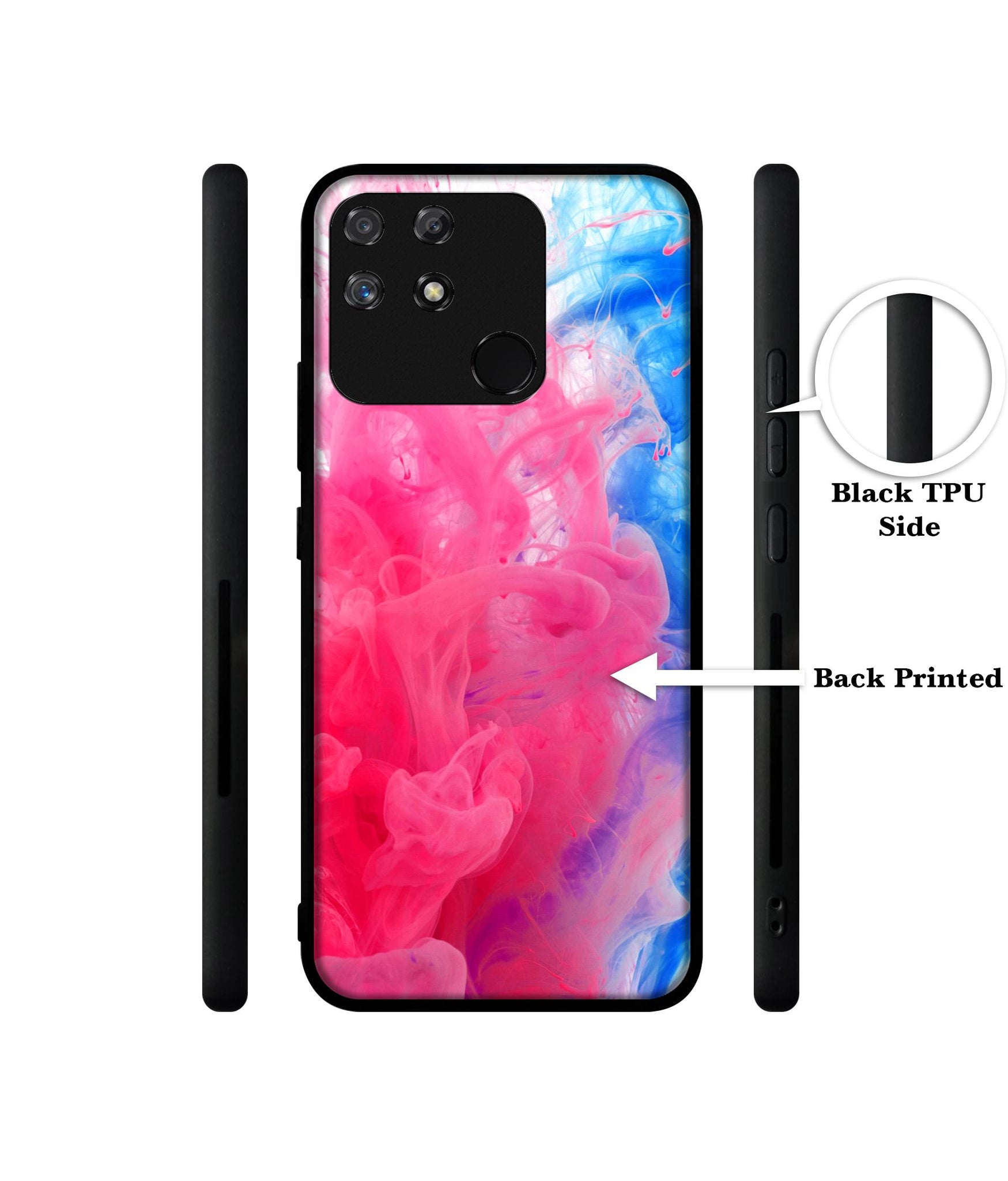 Fractal Paint Designer 2D Printed Back Case Cover for Realme Narzo 50A 4G