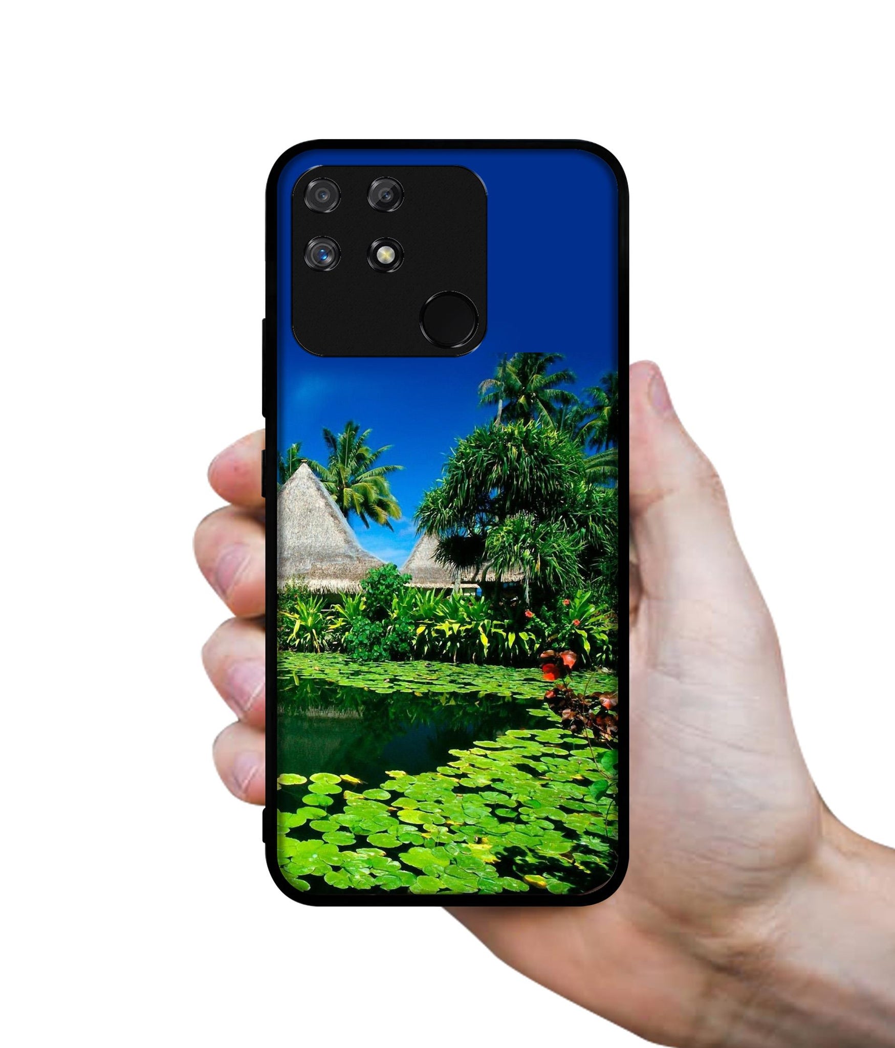 Tropics Water Designer 2D Printed Back Case Cover for Realme Narzo 50A 4G
