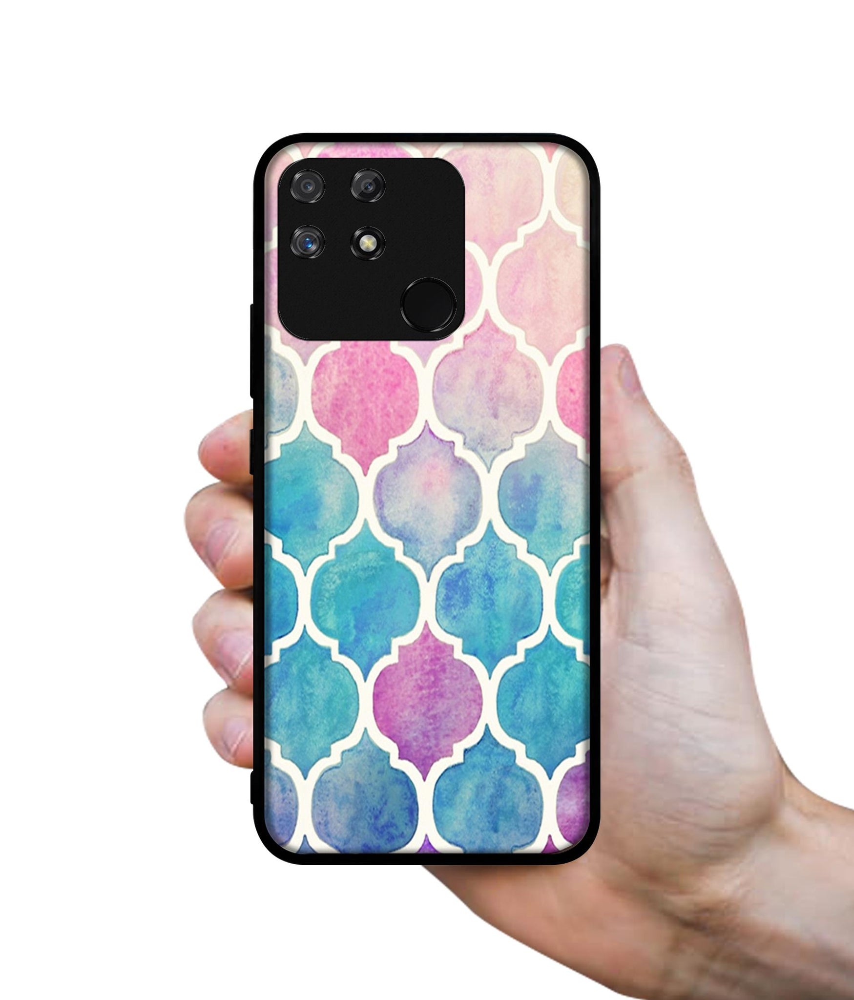 Patterns Art Designer 2D Printed Back Case Cover for Realme Narzo 50A 4G