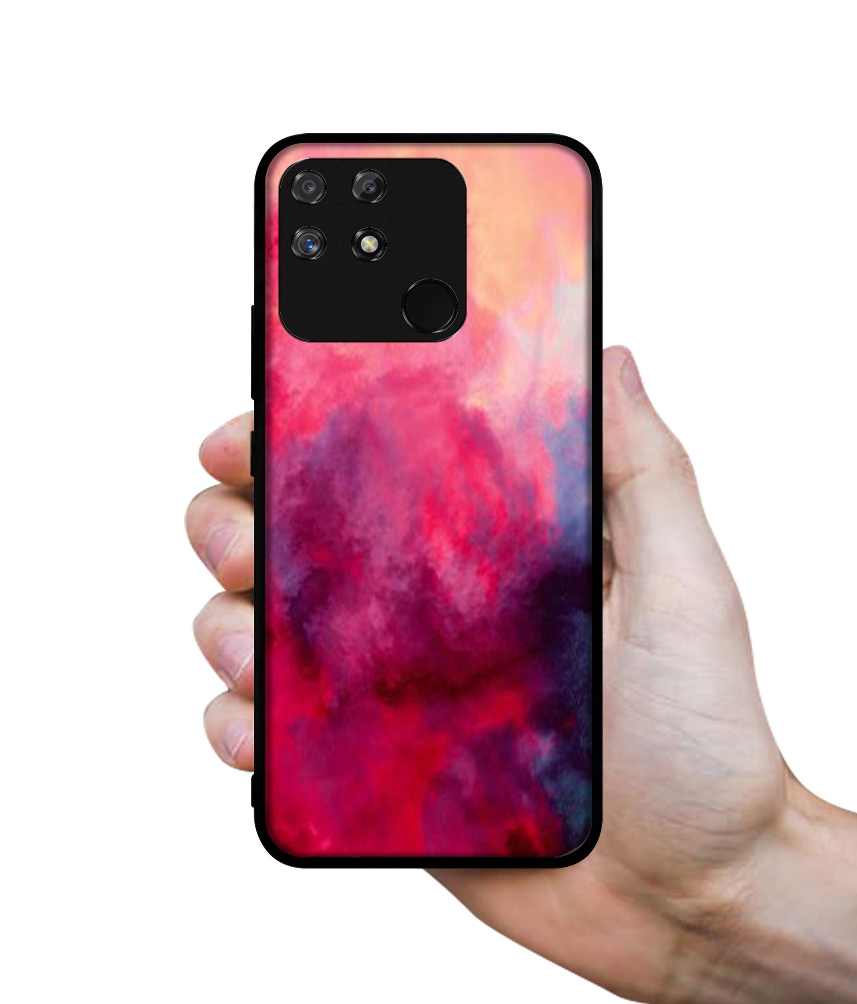 Holi Color Designer 2D Printed Back Case Cover for Realme Narzo 50A 4G