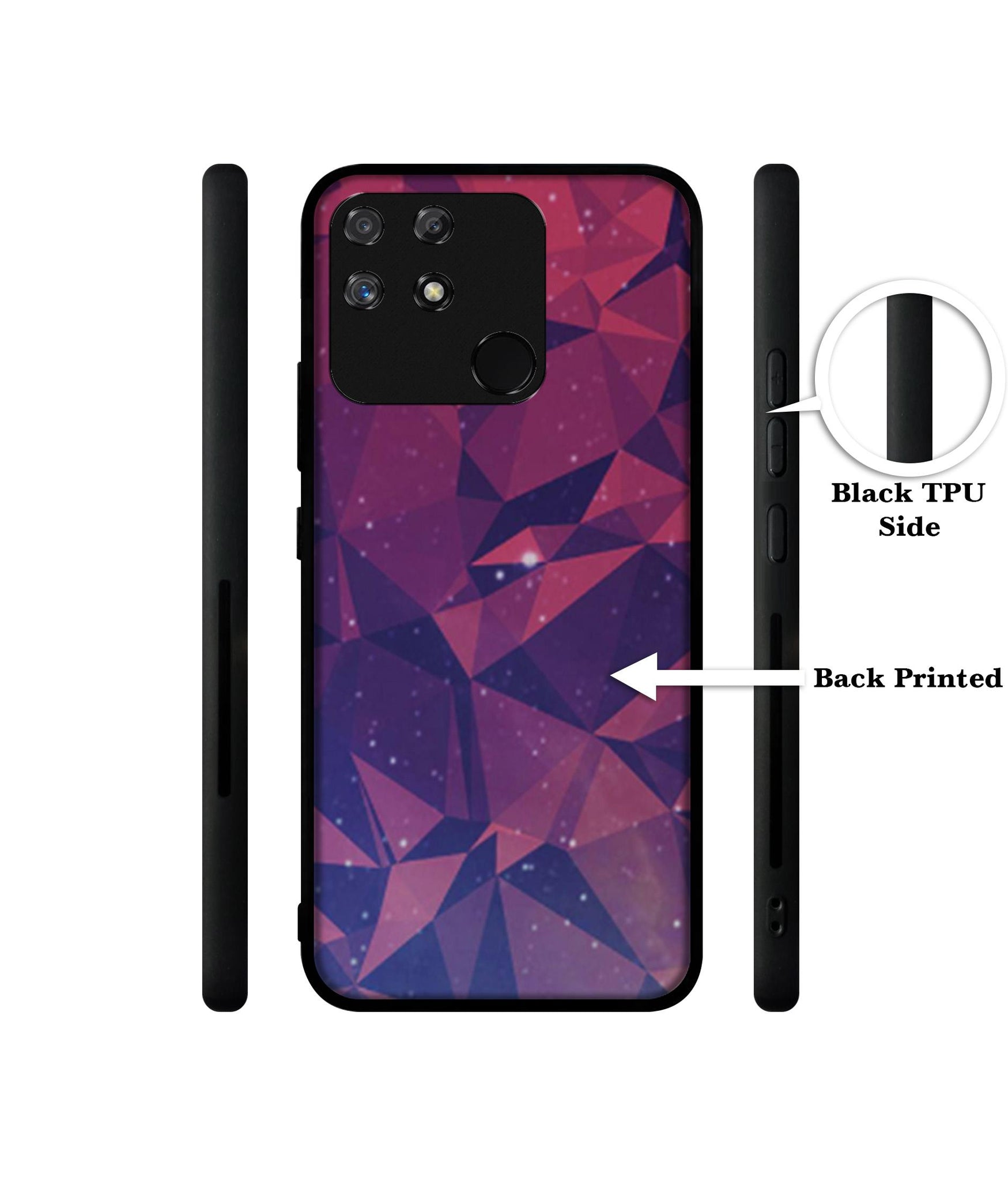 Bad Color Shape Designer 2D Printed Back Case Cover for Realme Narzo 50A 4G