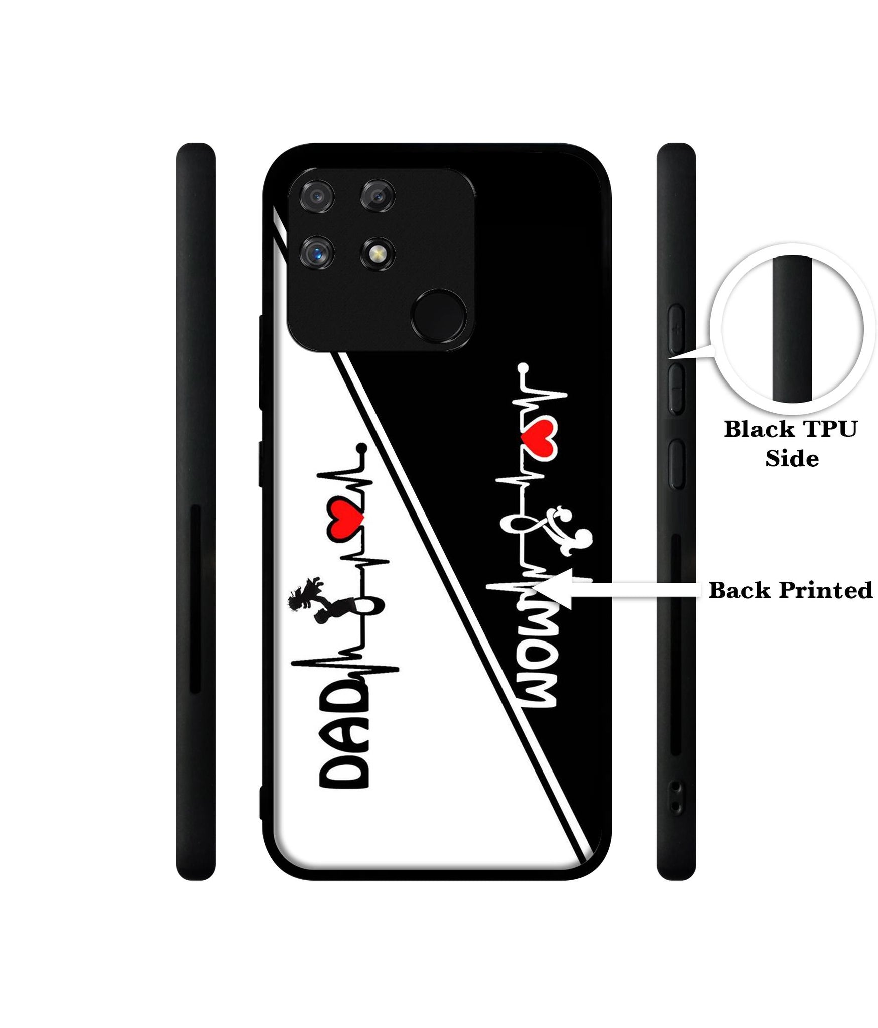 Mom and Dad Lover Designer 2D Printed Back Case Cover for Realme Narzo 50A 4G