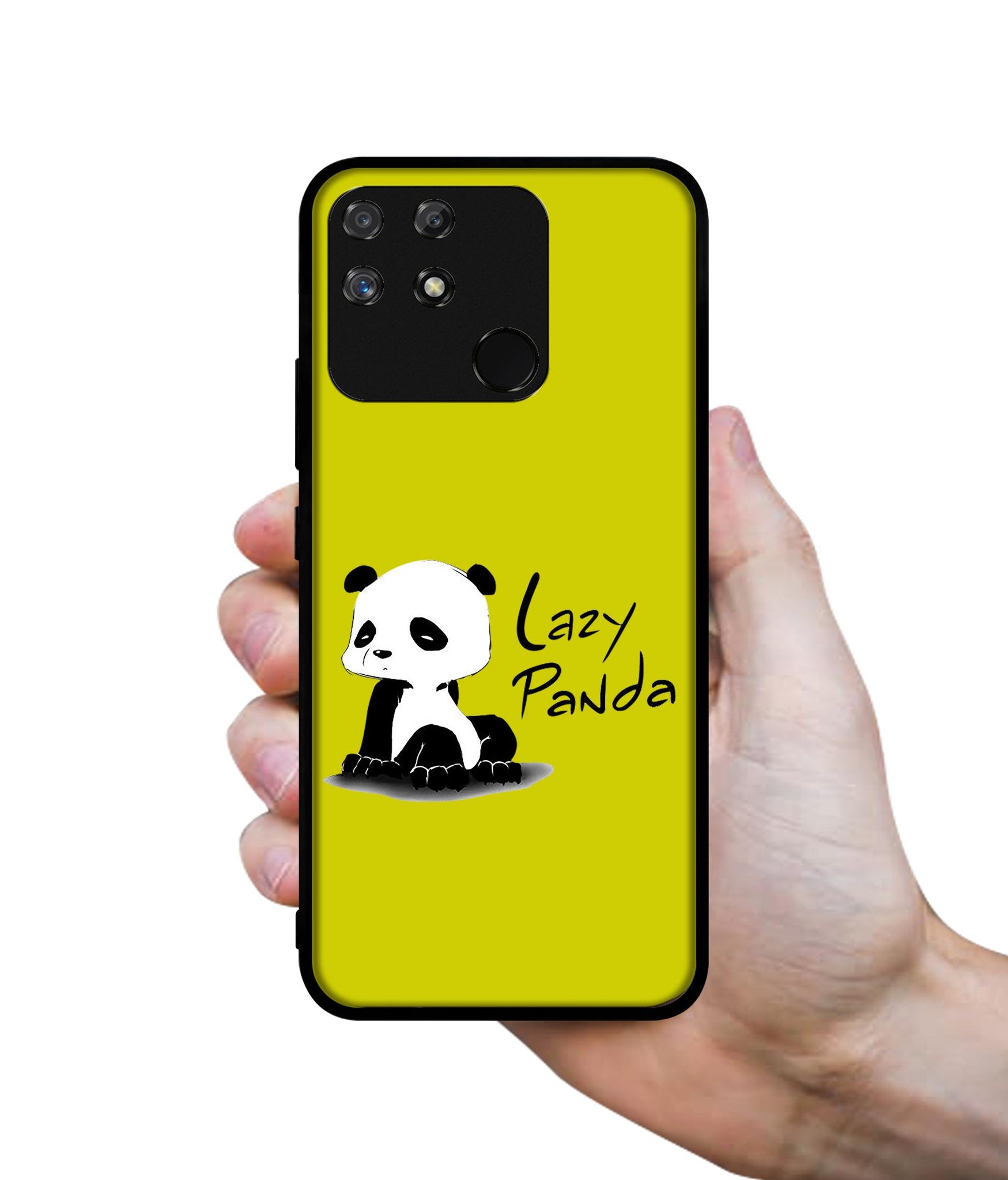 Lazy Panda Designer 2D Printed Back Case Cover for Realme Narzo 50A 4G