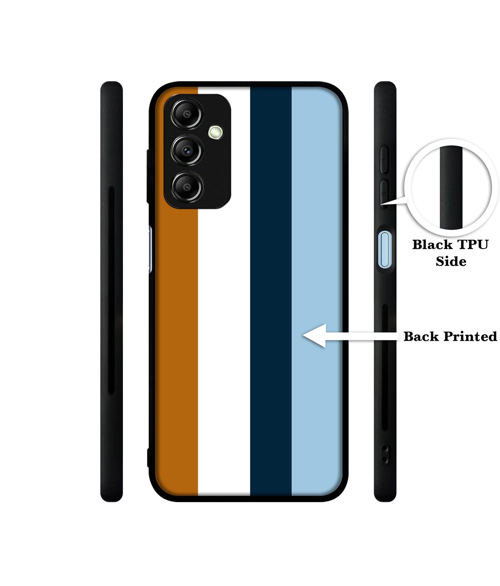 Color Stripes Designer 2D Printed Back Case Cover for Samsung Galaxy A14 5G / 4G