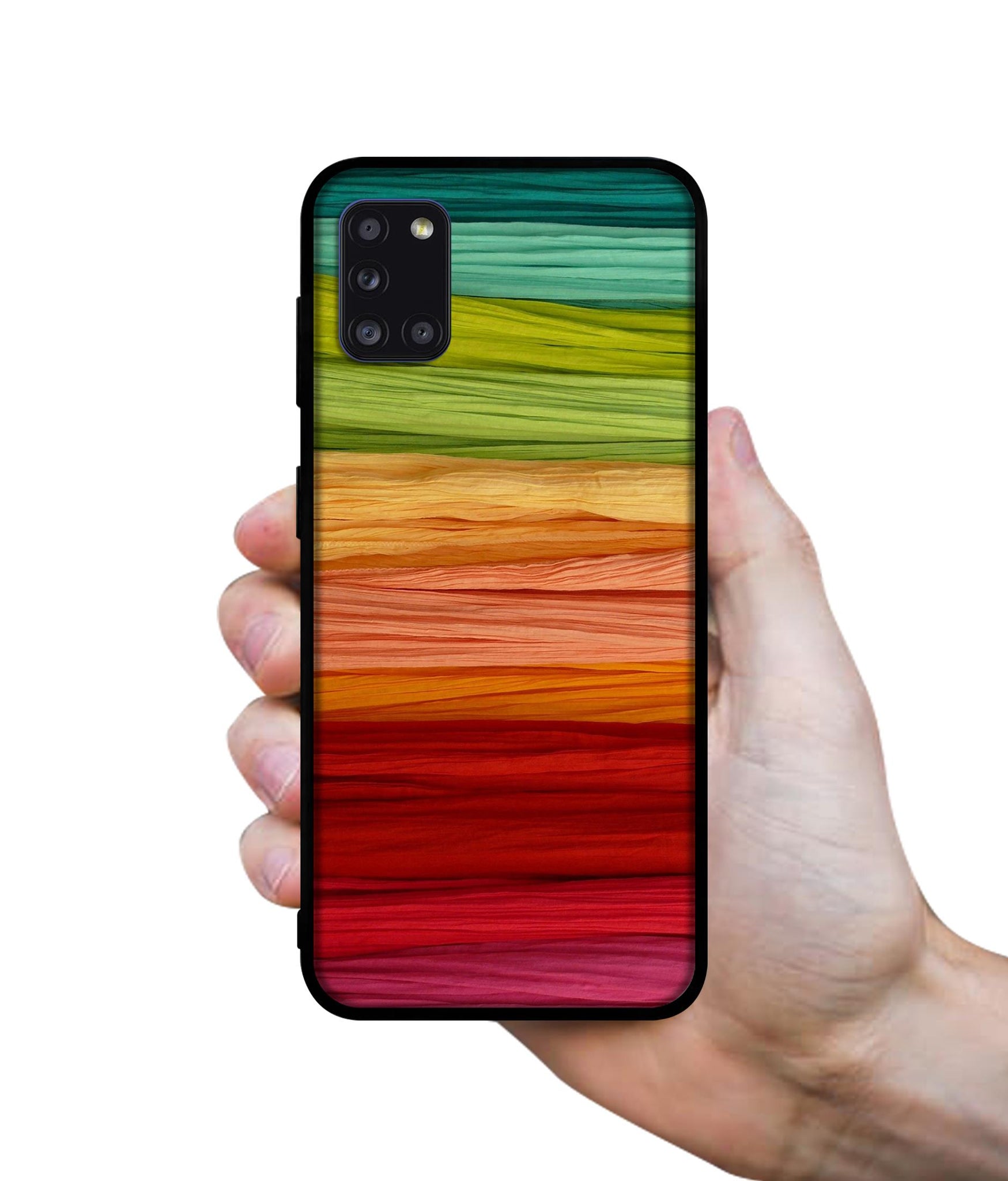 Colorful Thread Designer 2D Printed Back Case Cover for Samsung Galaxy A31 4G