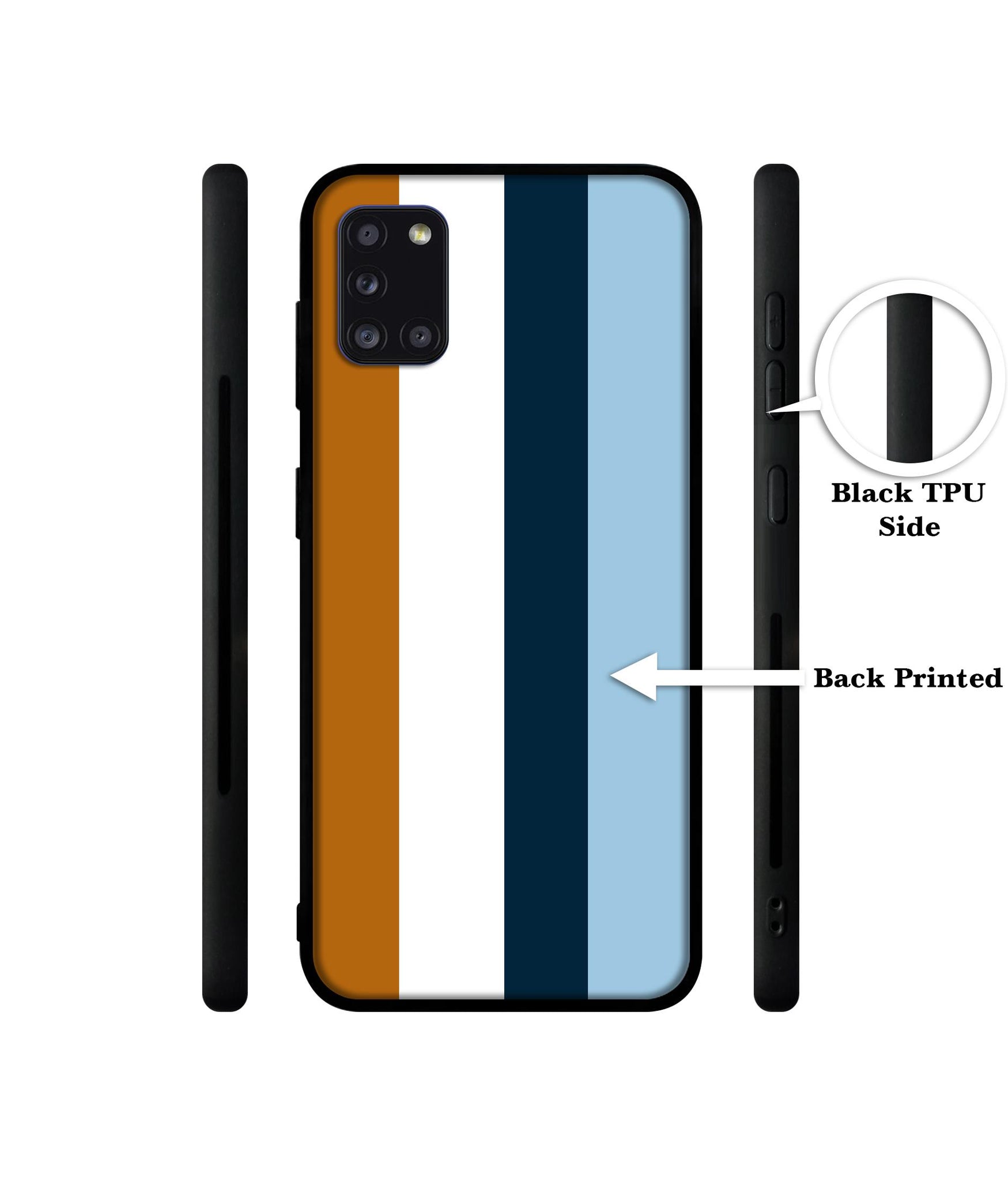 Color Stripes Designer 2D Printed Back Case Cover for Samsung Galaxy A31 4G