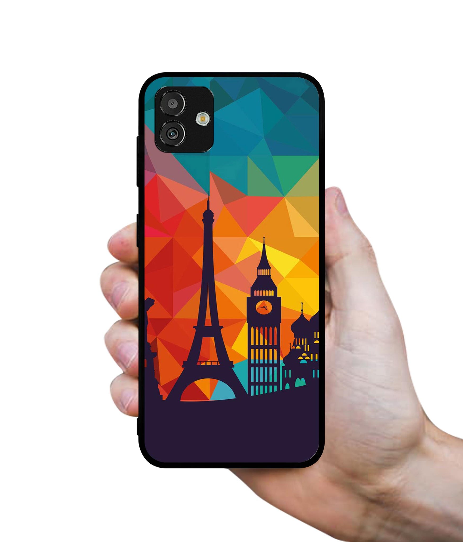 Colored Paris Designer 2D Printed Back Case Cover for Samsung Galaxy M13 5G