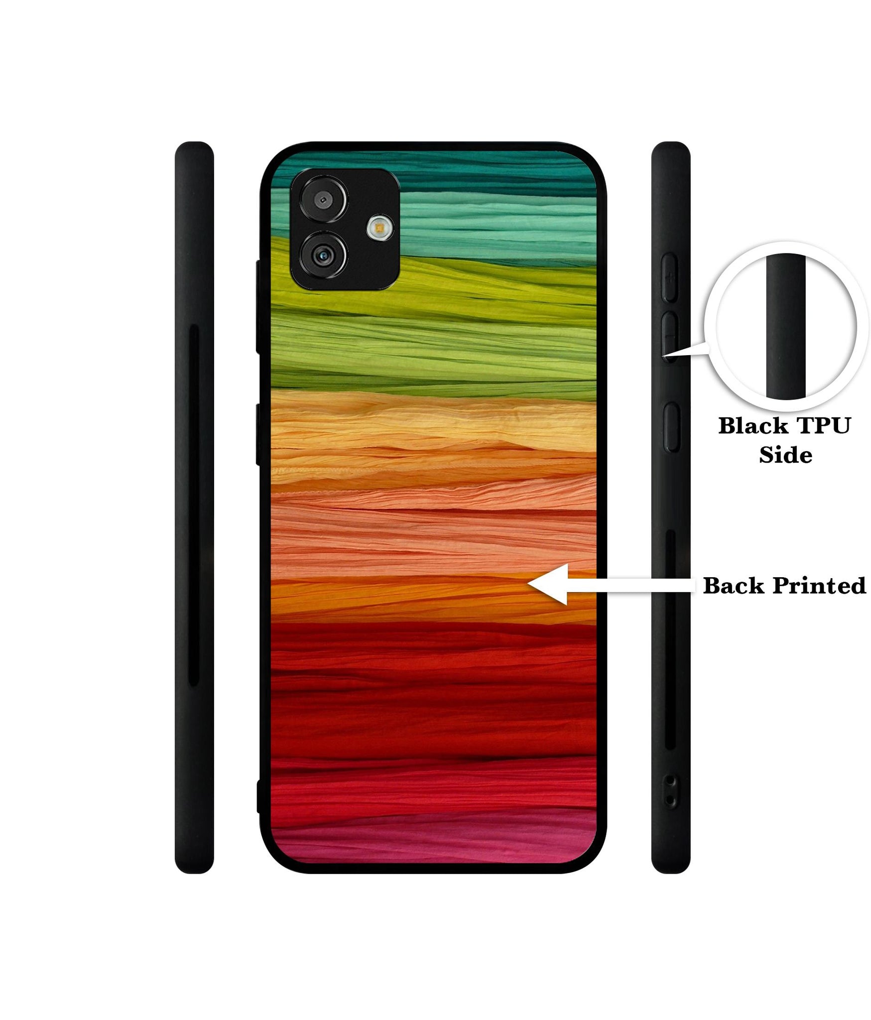Colorful Thread Designer 2D Printed Back Case Cover for Samsung Galaxy M13 5G