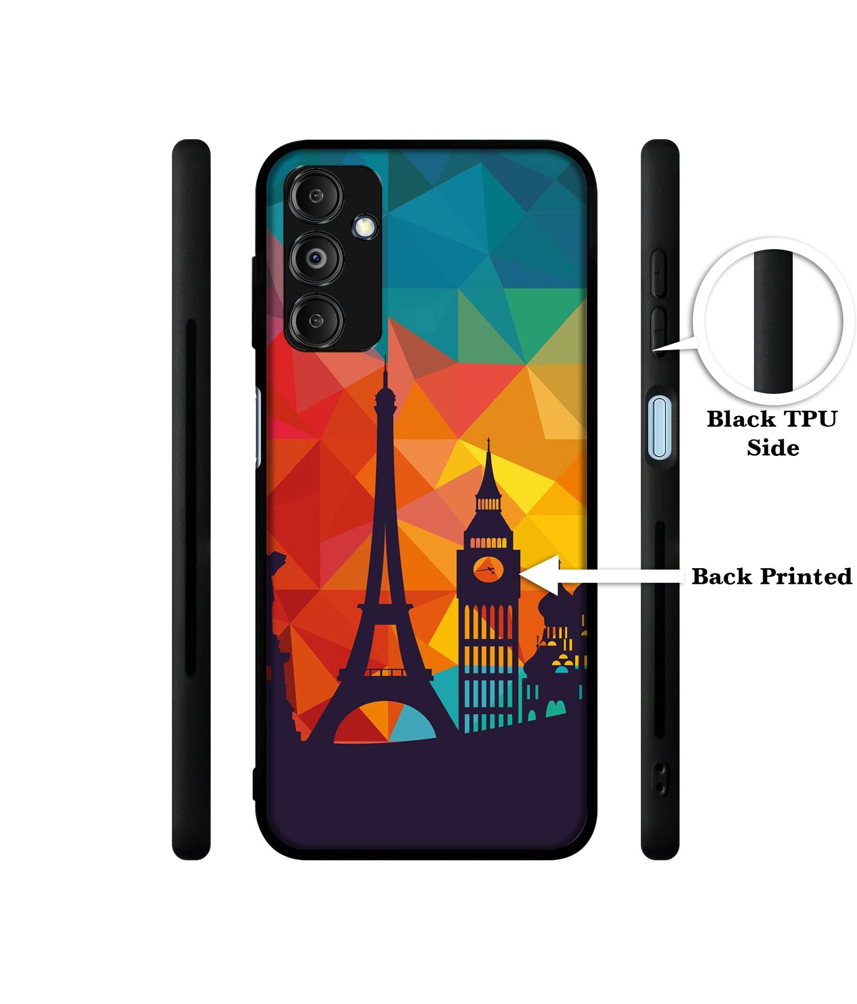 Colored Paris Designer 2D Printed Back Case Cover for Samsung Galaxy M14 5G