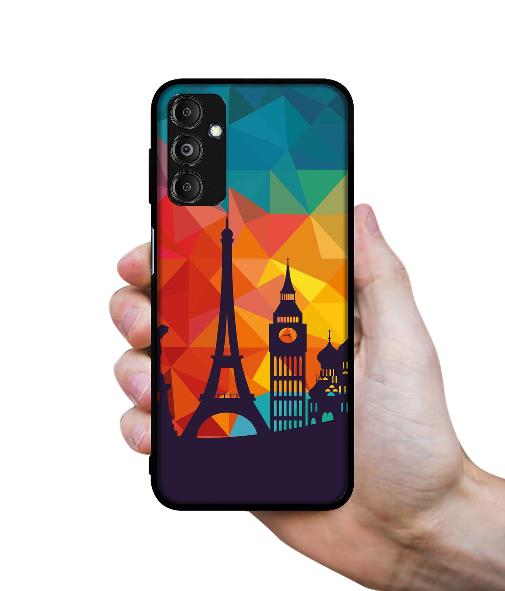 Colored Paris Designer 2D Printed Back Case Cover for Samsung Galaxy M14 5G
