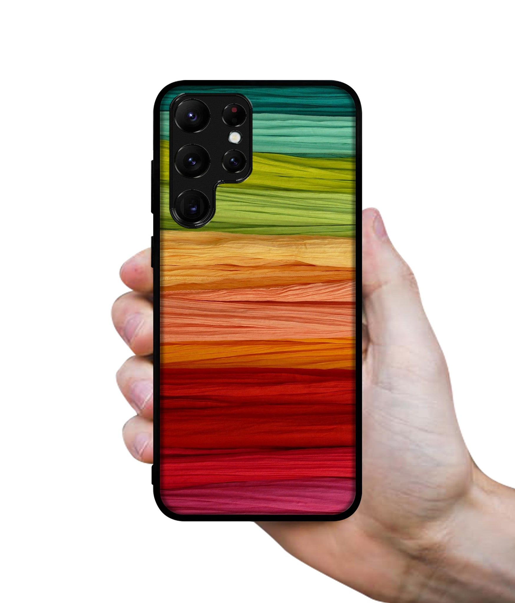 Colorful Thread Designer 2D Printed Back Case Cover for Samsung Galaxy S22 Ultra 5G
