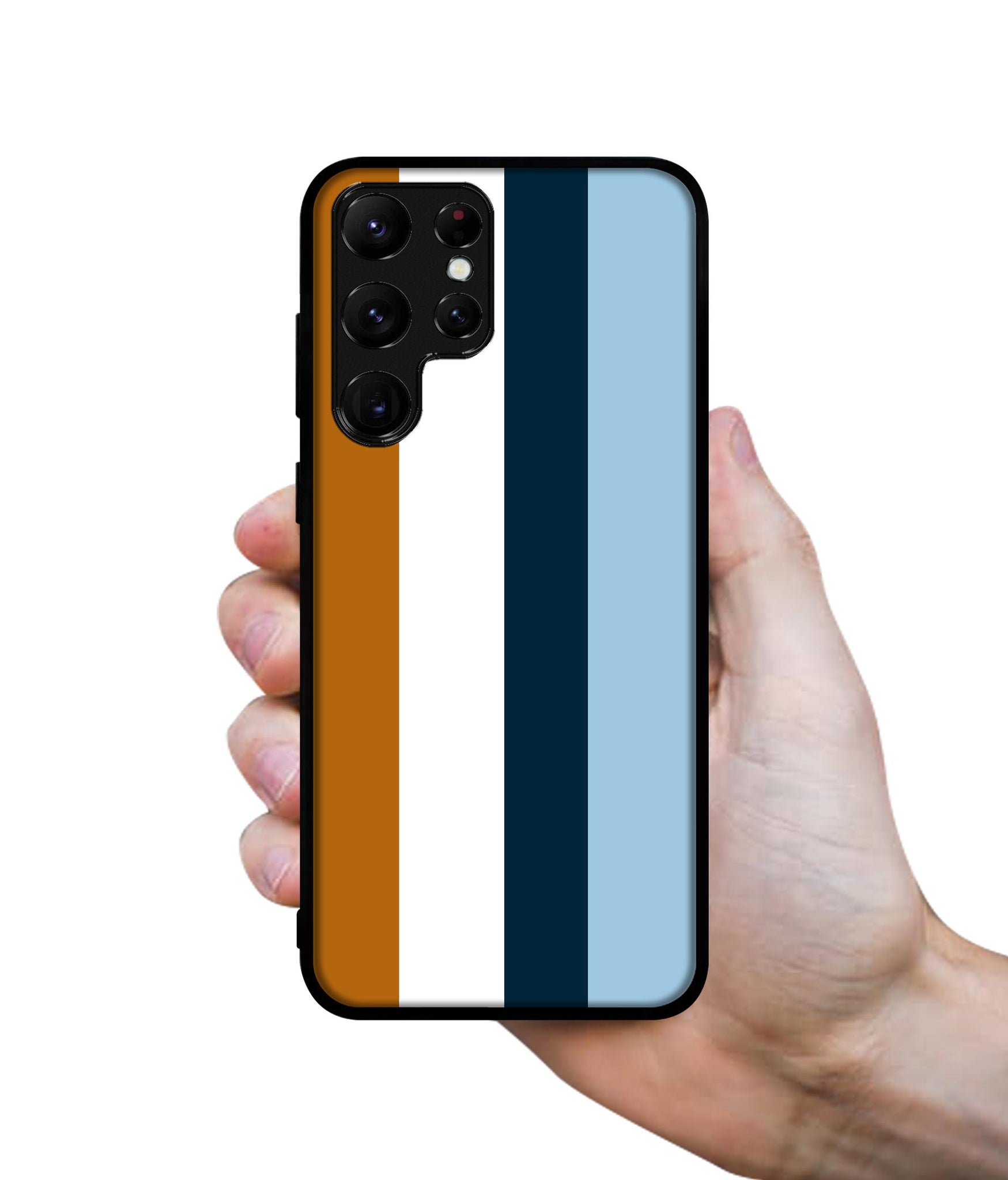 Color Stripes Designer 2D Printed Back Case Cover for Samsung Galaxy S22 Ultra 5G