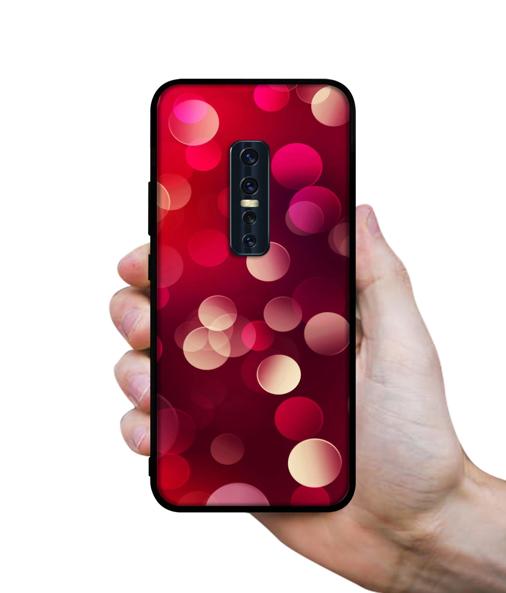 3D Circles Designer 2D Printed Back Case Cover for Vivo V17 Pro 4G