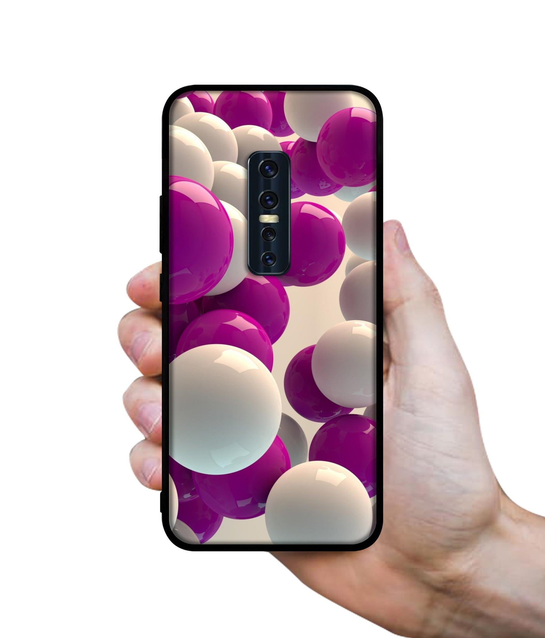 3D Balloons Designer 2D Printed Back Case Cover for Vivo V17 Pro 4G